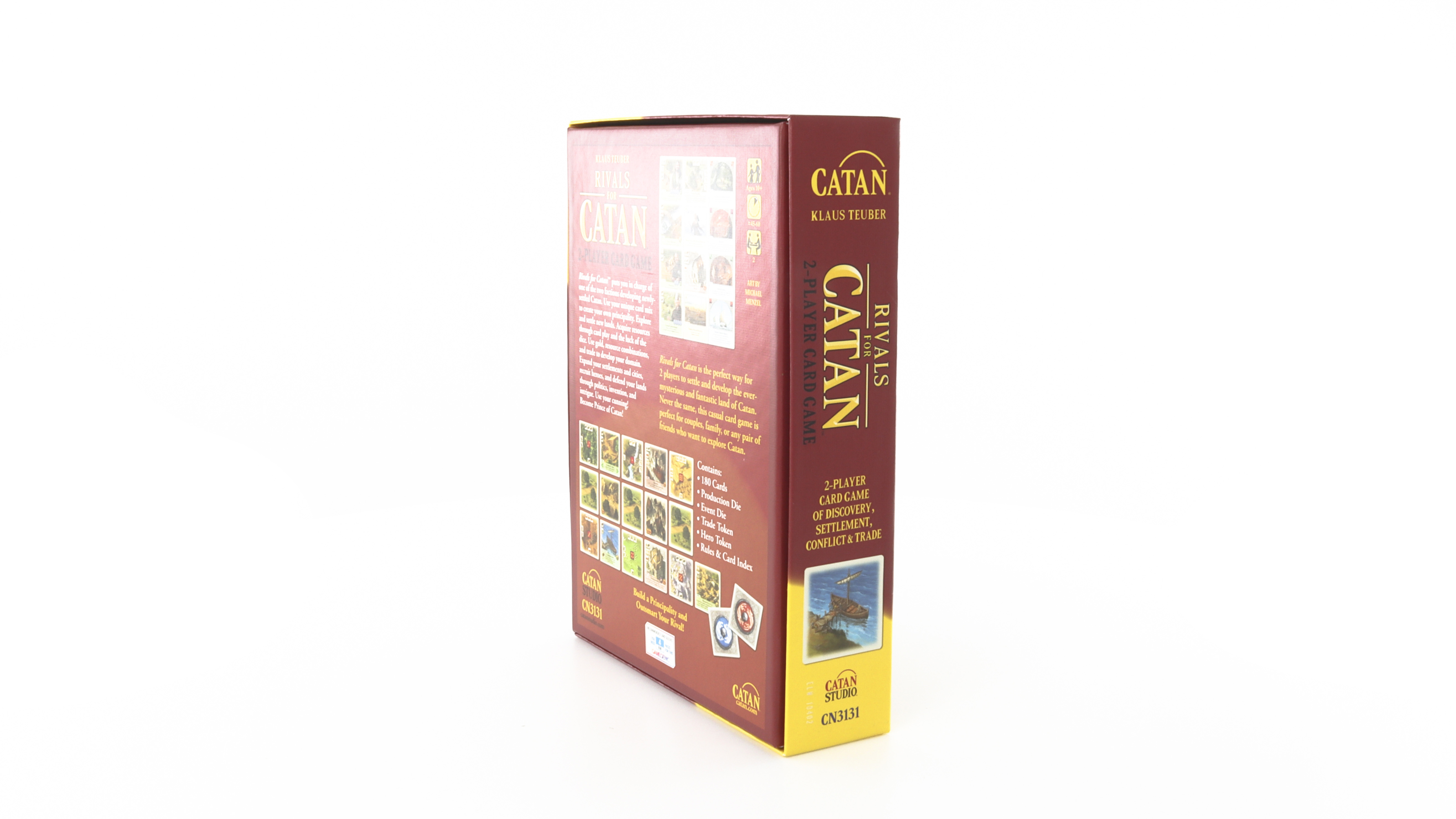  Rivals for CATAN Card Game DELUXE EDITION, Civilization  Building Strategy Game, Family Game for Adults and Kids, Ages 10+, 2  Players, Average Playtime 45-60 Minutes