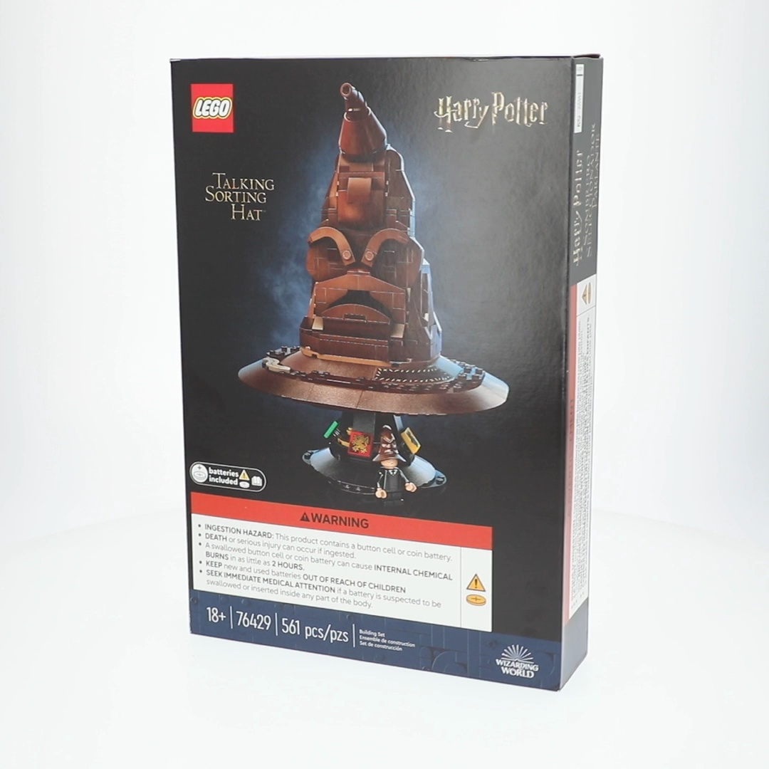 LEGO, Harry Potter Talking Sorting Hat, 76429, 561 Pieces