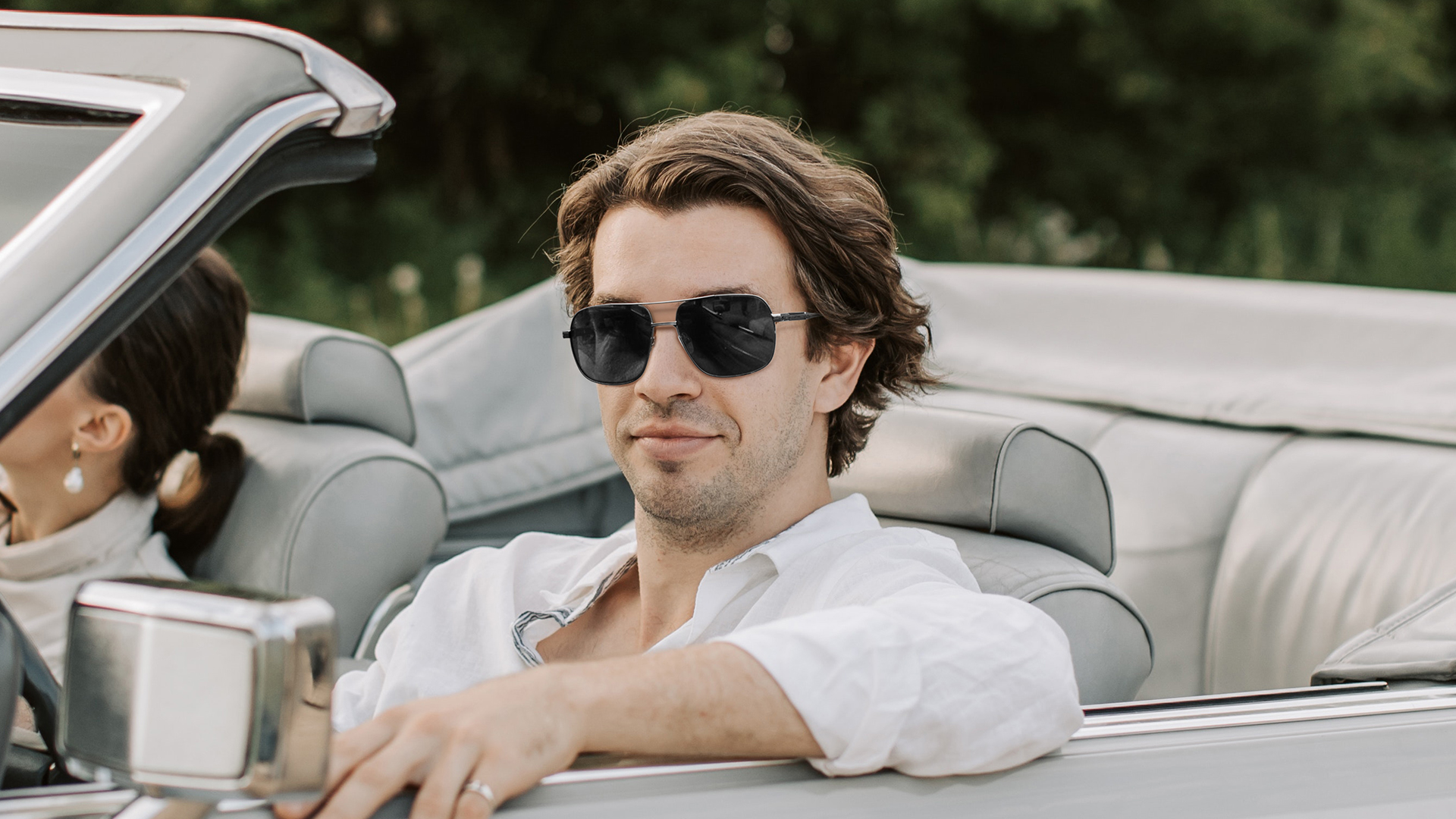 thumbnail video image 2 of Joopin Rectangle Polarized Aviation Sunglasses for Men Women Classic Sun Glasses 400UV Protection, 2 of 8