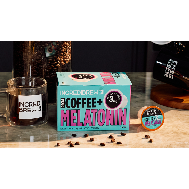 Incredibrew Decaffeinated Coffee Pods, Keurig Compatible, 10 Count