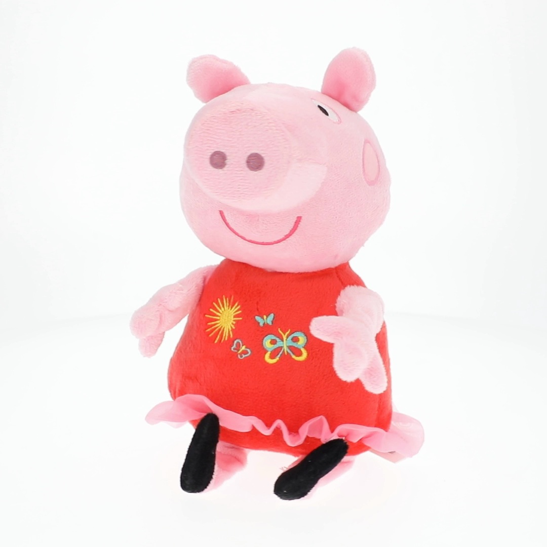Peppa Pig Great Day for Giggles Plush with Sound, 9-inch