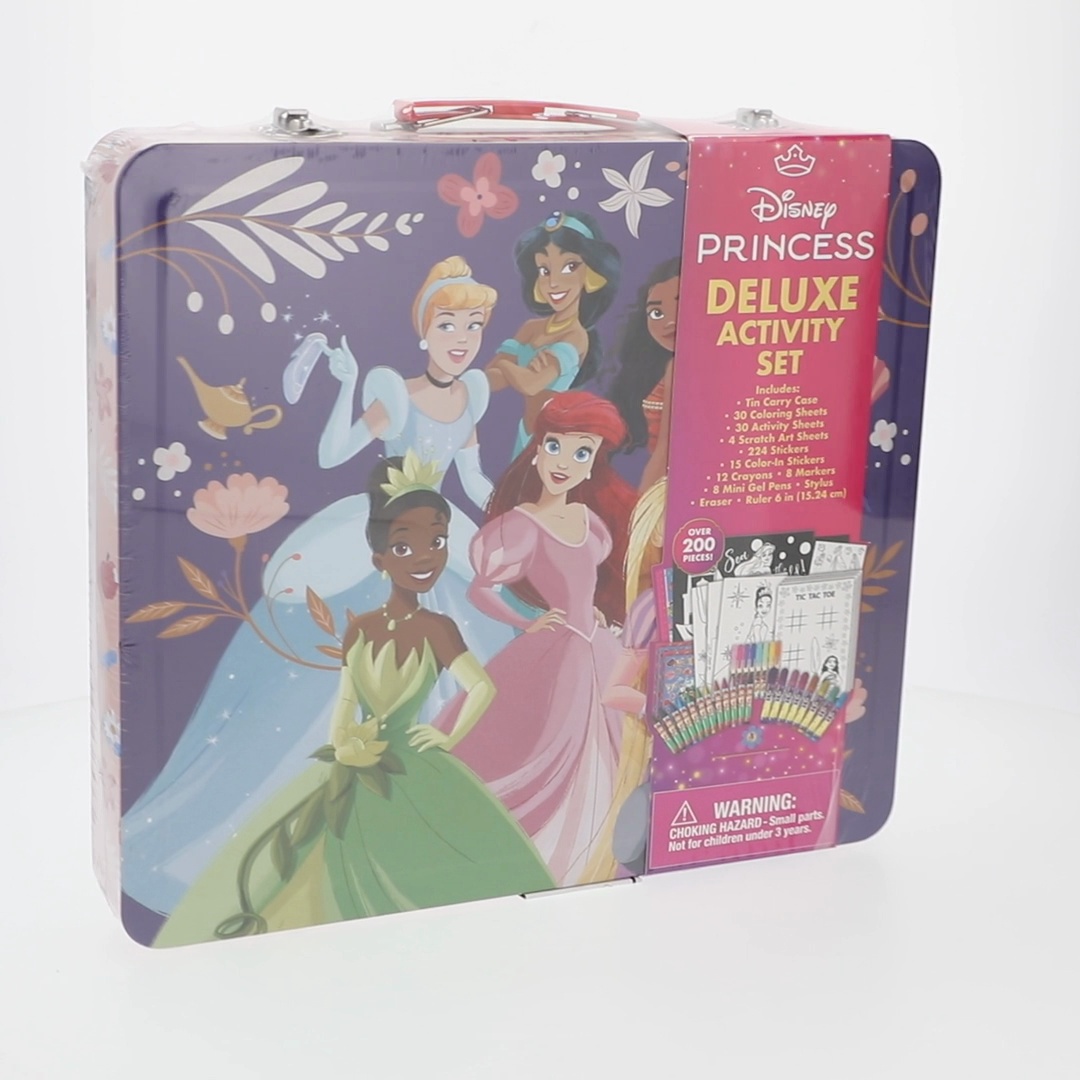 Disney, Princess Deluxe Art Set, Multi-Color, Over 200 Pieces