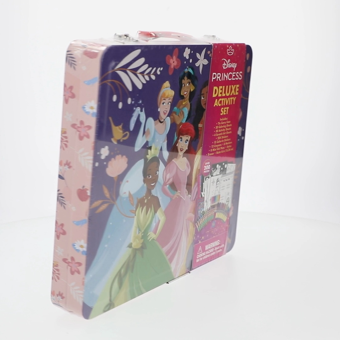 Disney Princess Deluxe Art Set with Metal Carrying Case for Girls Disney Princess Deluxe Art Set with Metal Carrying Case for Girls