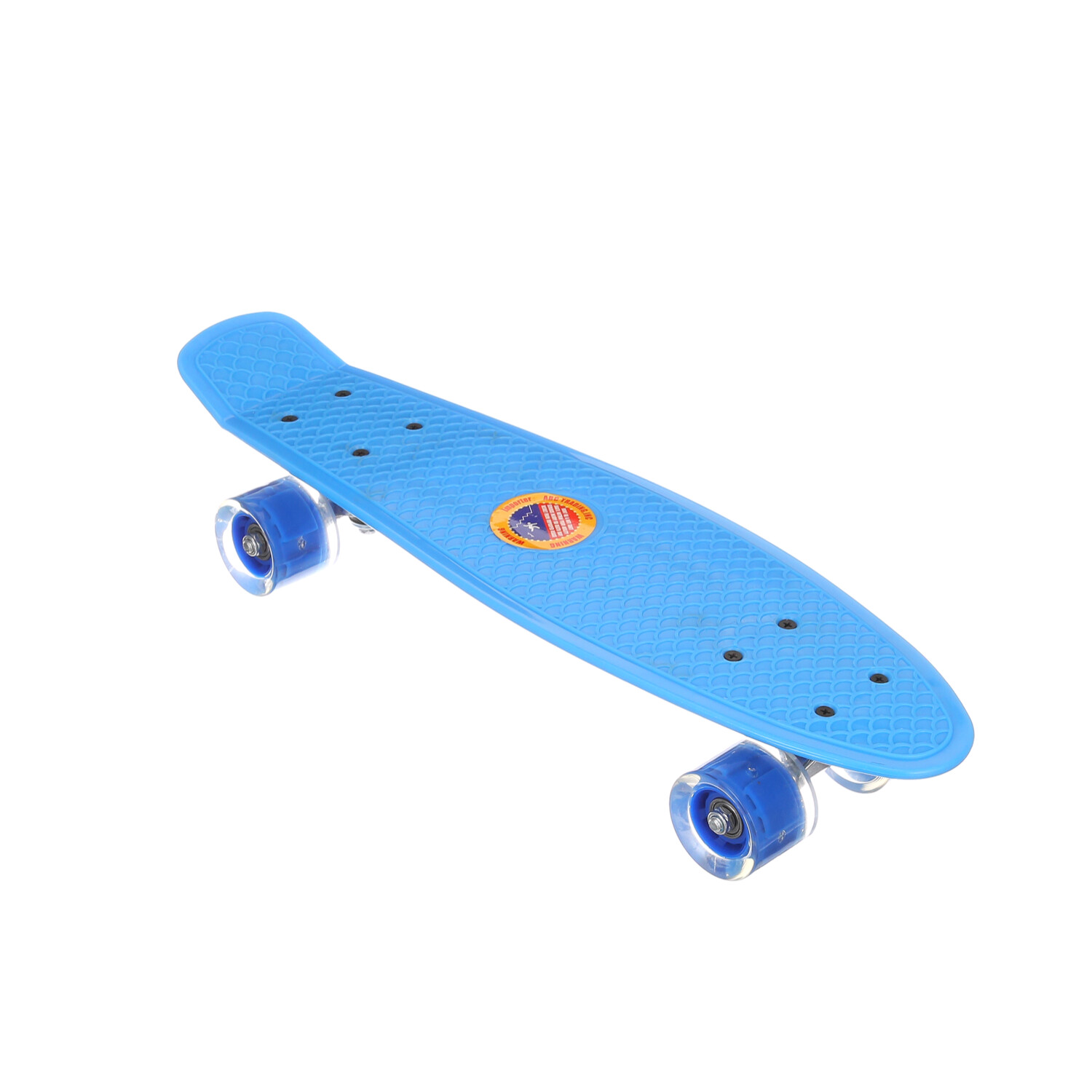 Dash Toyz 22 In. Blue Cruiser Light-Up Wheels Skateboard