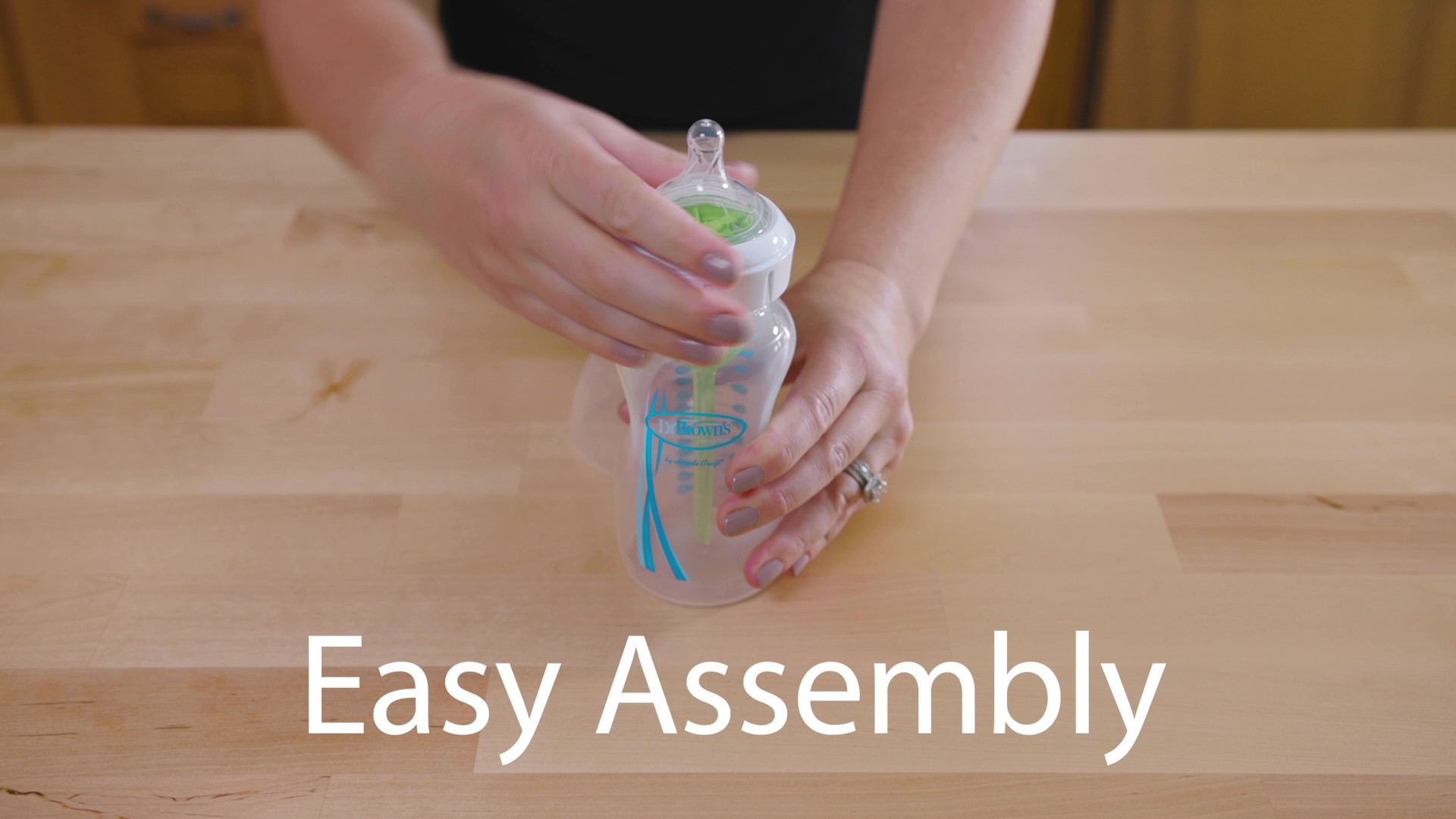 thumbnail video image 2 of Dr. Brown's Anti-Colic Options + Narrow Glass Baby Bottle Starter Set, 2 of 10