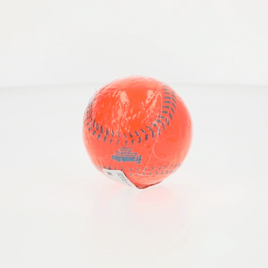 4 pack) Franklin Sports Pro-Brite Neon Rubber Teeball, Assorted