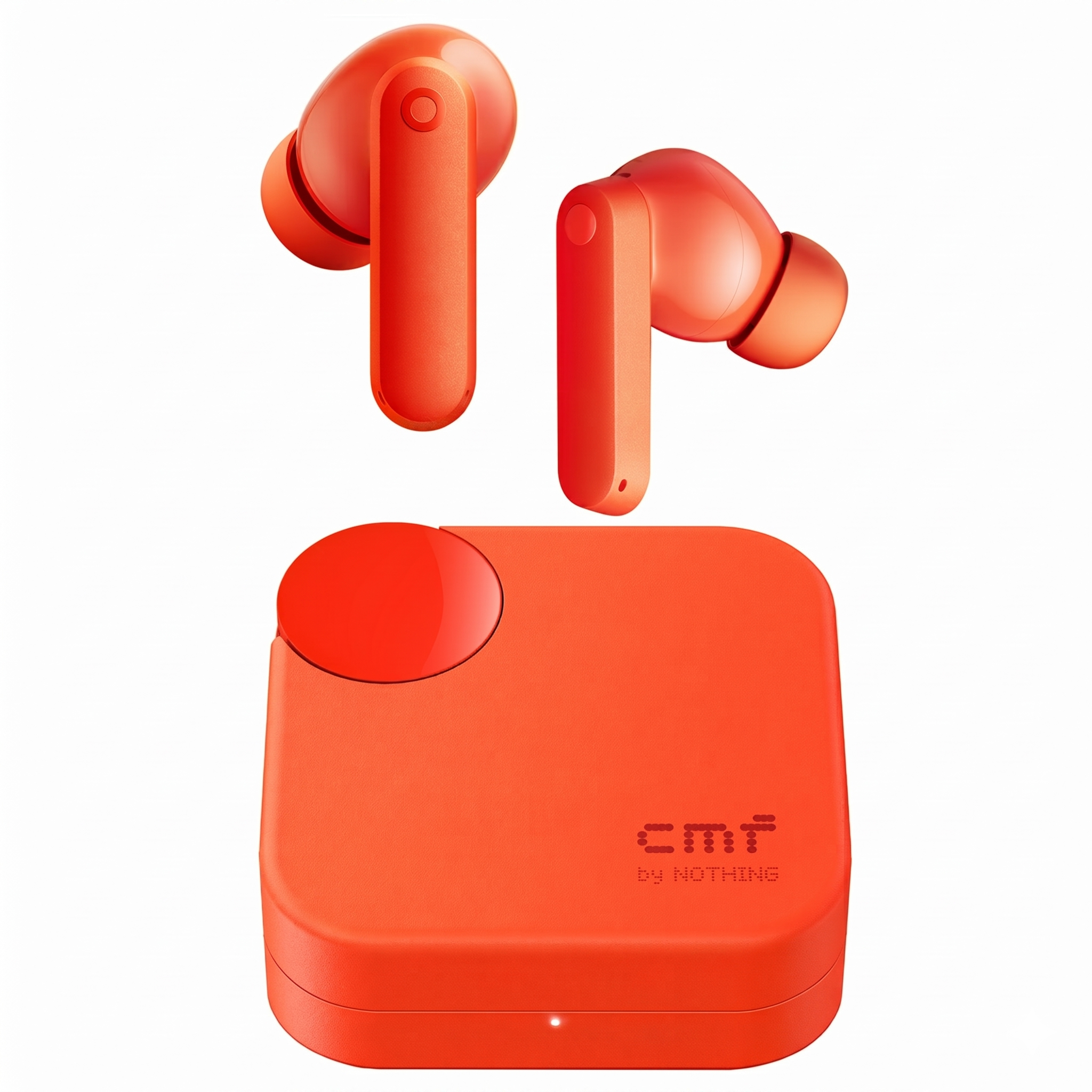 thumbnail video image 2 of CMF Buds 2a Wireless Earbuds Active Noise Cancelling 42dB Hybrid ANC Bluetooth Headphones, 12.4mm Dynamic Driver for Big Bass, 4 Mics Clear Calls, Sport Ear Buds for iPhone, Android, Orange, 2 of 14