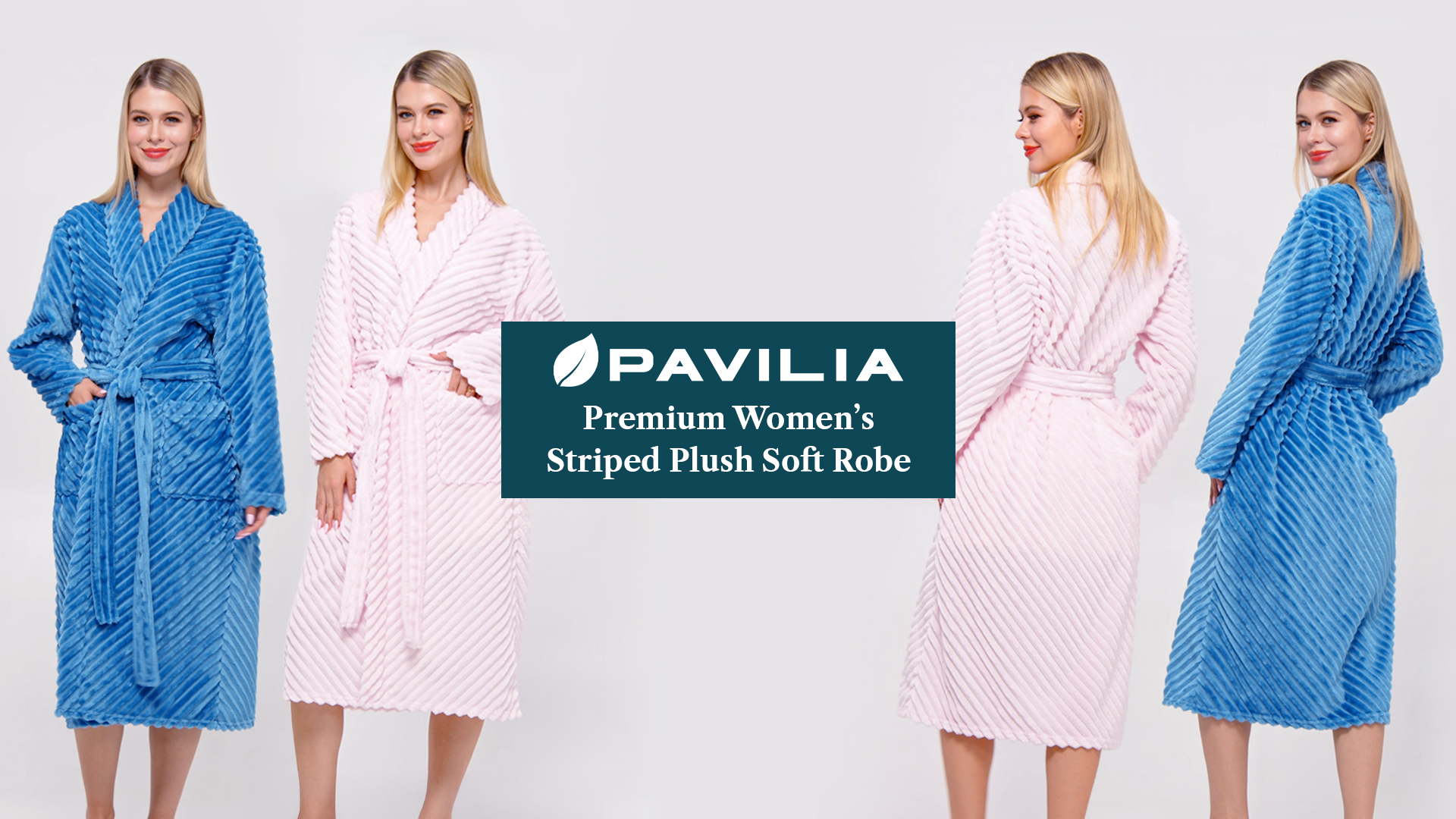 thumbnail video image 2 of PAVILIA Black Women Robe with Hood, Fleece Lightweight Soft Long Hooded Robe for Women, Plush Fuzzy Cozy Warm Bathrobe Shower Spa House, S/M, 2 of 9