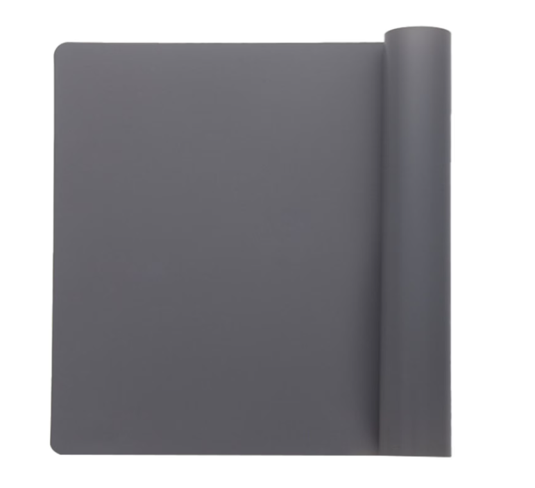 thumbnail video image 2 of Torqee Hub Under $1 Silicone Placemat,Heat Resistant Non-Slip Dining Table Mat,Washable Reusable Table Placemat for Kitchen,Dining Table(Dark Gray), 2 of 7