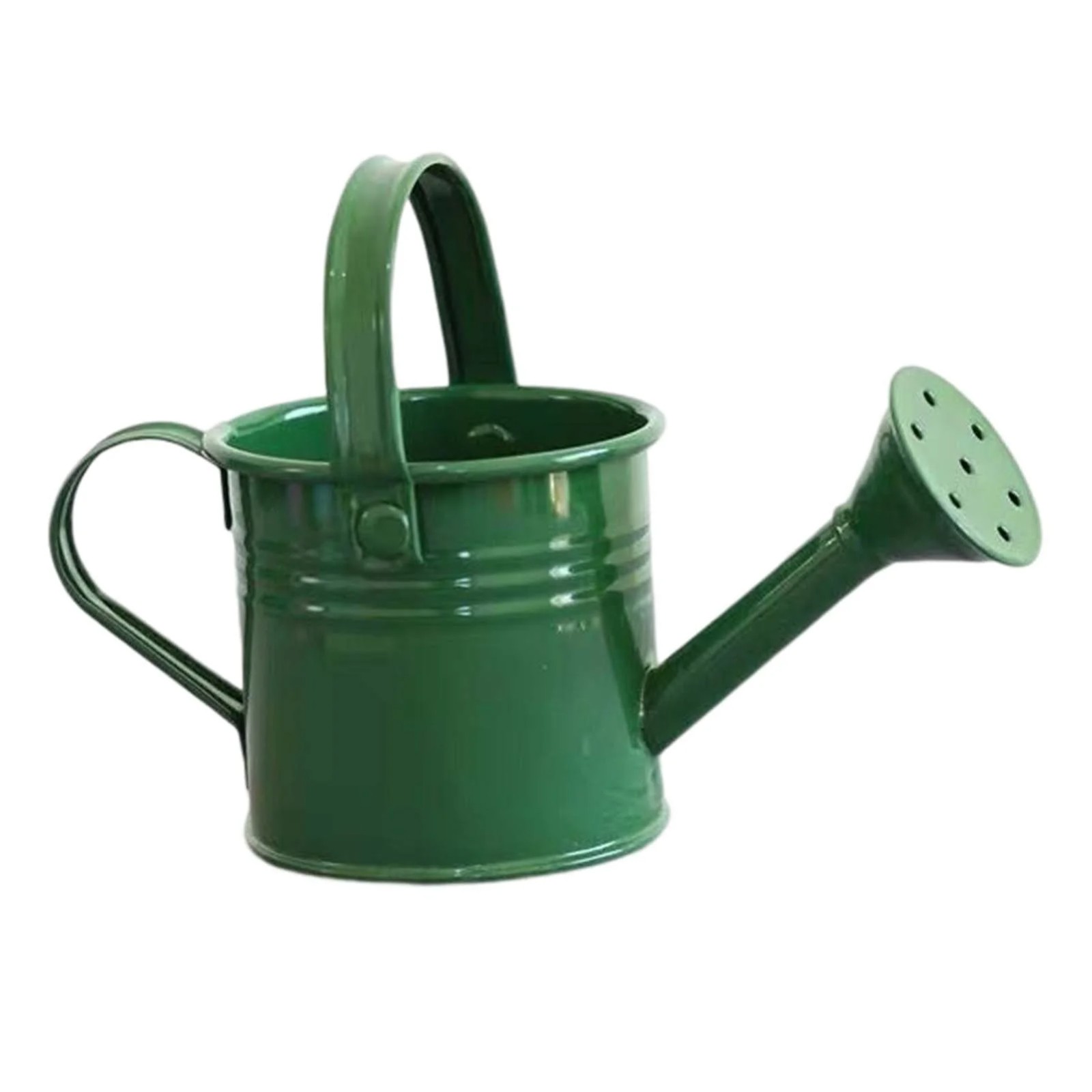 thumbnail video image 2 of Vintage Tinplate Watering Kettle, Outdoor Metal Water Bucket for Plants, Decorative Sprinkling Can for Flowers, Garden Beds, and Home Landscaping (Light Green), 2 of 7