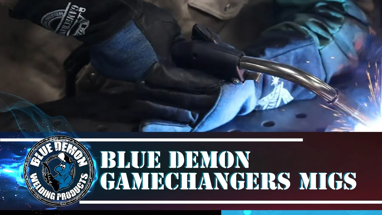 thumbnail video image 2 of Blue Demon Gamechangers MIGS Welding Gloves (Medium), 2 of 4