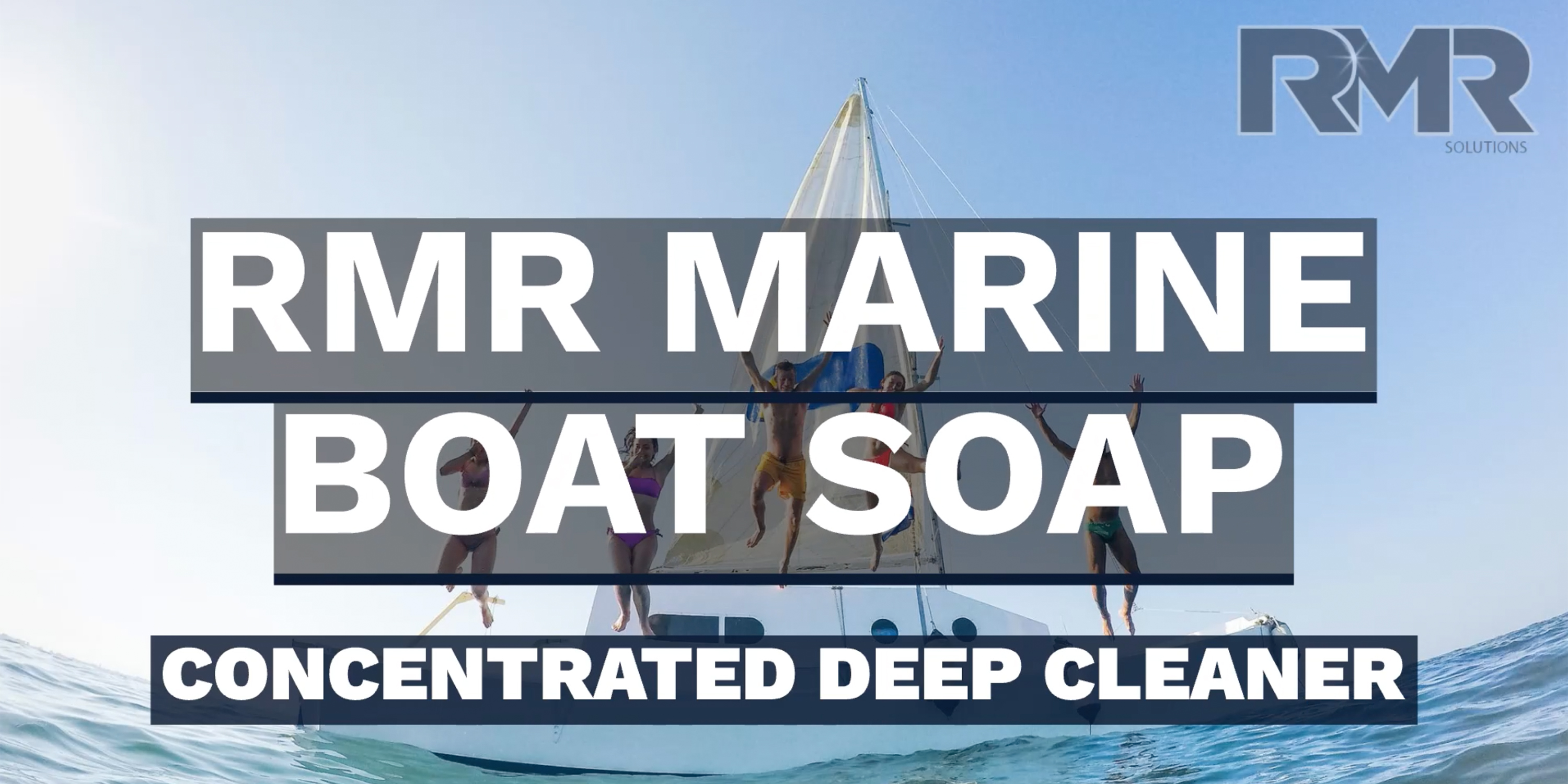 thumbnail video image 2 of RMR Marine Boat Soap, Highly Foaming Cleaner & Buildup Remover, 32oz Spray, 2 of 10