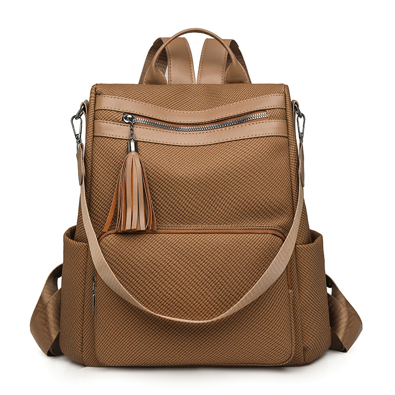 thumbnail video image 2 of PRIYAL Backpack Purse for Women Large Leather Convertible Backpack Ladies Shoulder Bag Fashion Backpack Handbags for Travel and Work, 2 of 11