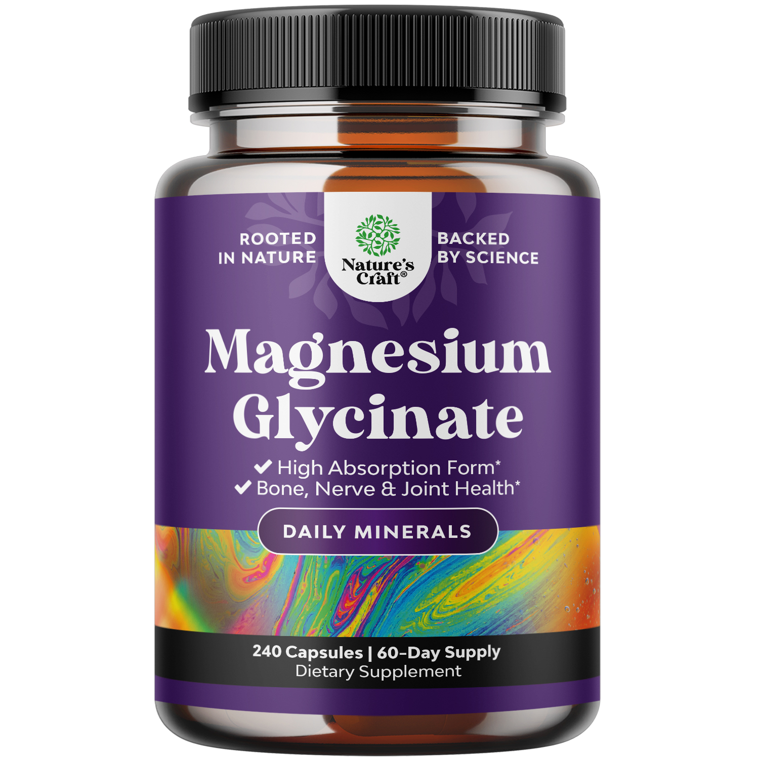 thumbnail video image 2 of Natures Craft Chelated Magnesium Glycinate Capsules for Sleep, Joint, and Nerve Support,240 Count, 2 of 9