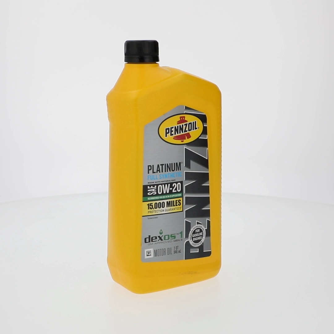 Pennzoil, Full Synthetic Motor Oil, 0W-20, 1-Quart - Walmart.com