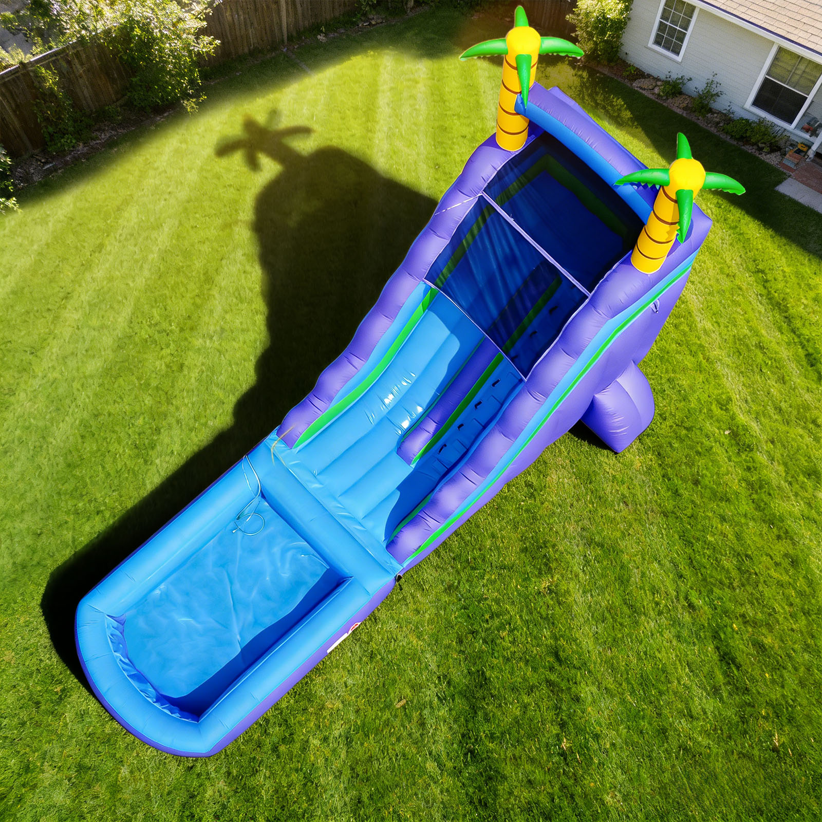 thumbnail video image 2 of Tryset 30FT Giant Inflatable Water Slide with Extra Large Splash Pool, Detachable Pool & Slide, 1500W Blower Included, Commercial PVC Backyard Water Park for Kids & Adults, 2 of 13