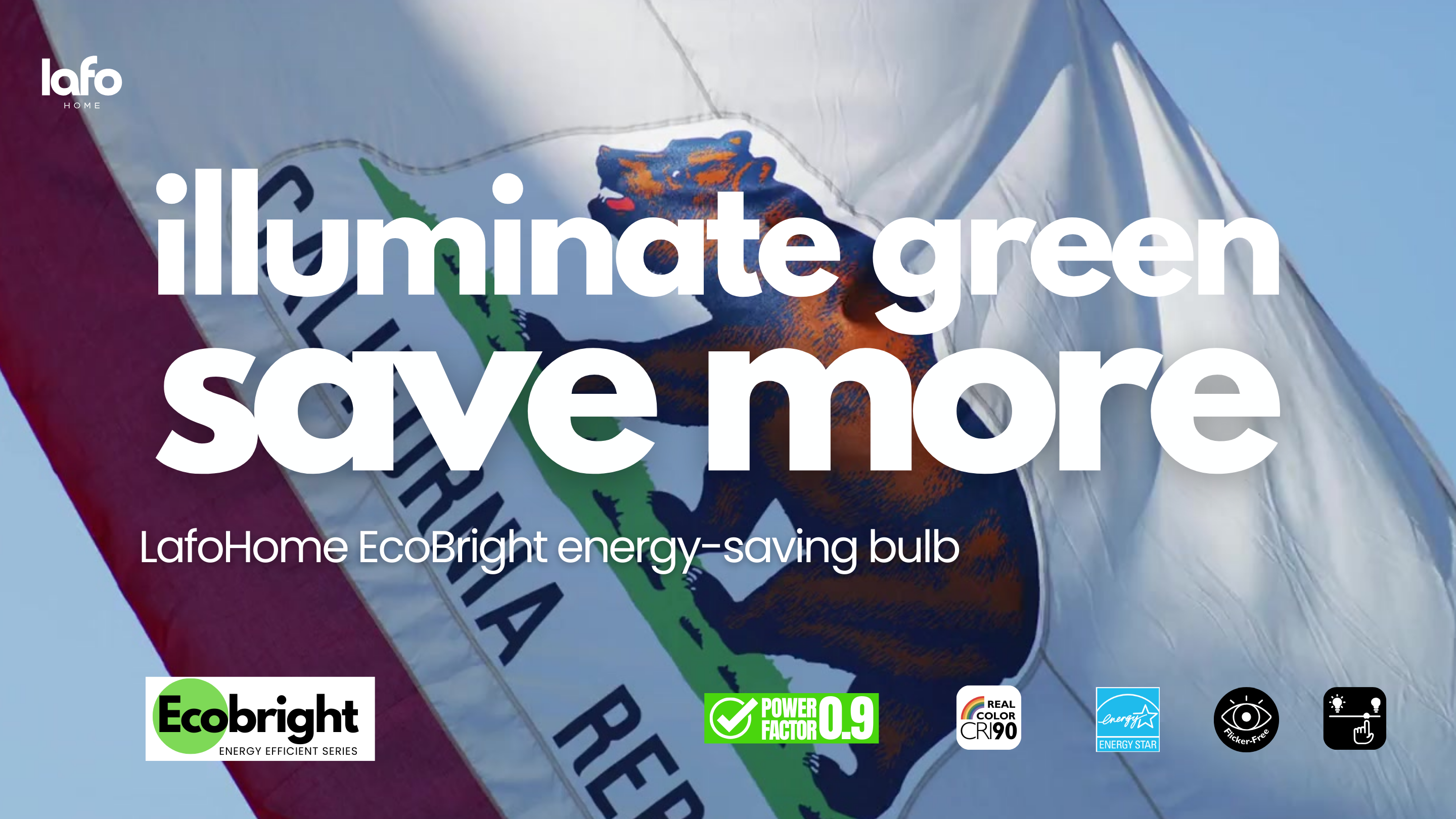 thumbnail video image 2 of LafoHome EcoBright B11 LED Filament Bulb, 40W Equivalent, 2700K Warm White, Dimmable, 8-Pack, 2 of 6