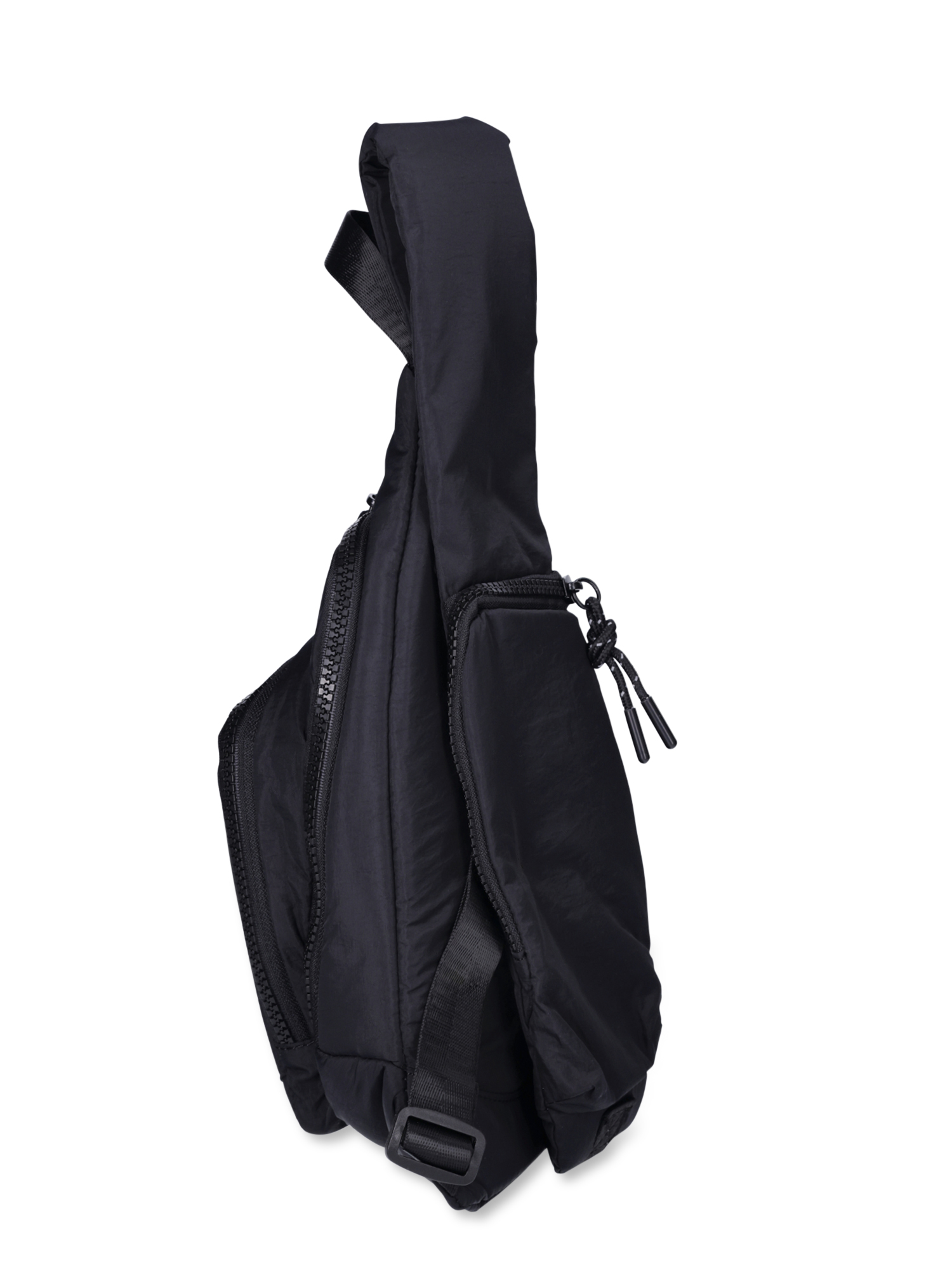 Athletic Works Women's Crossbody Sling Bag, Black, Nylon