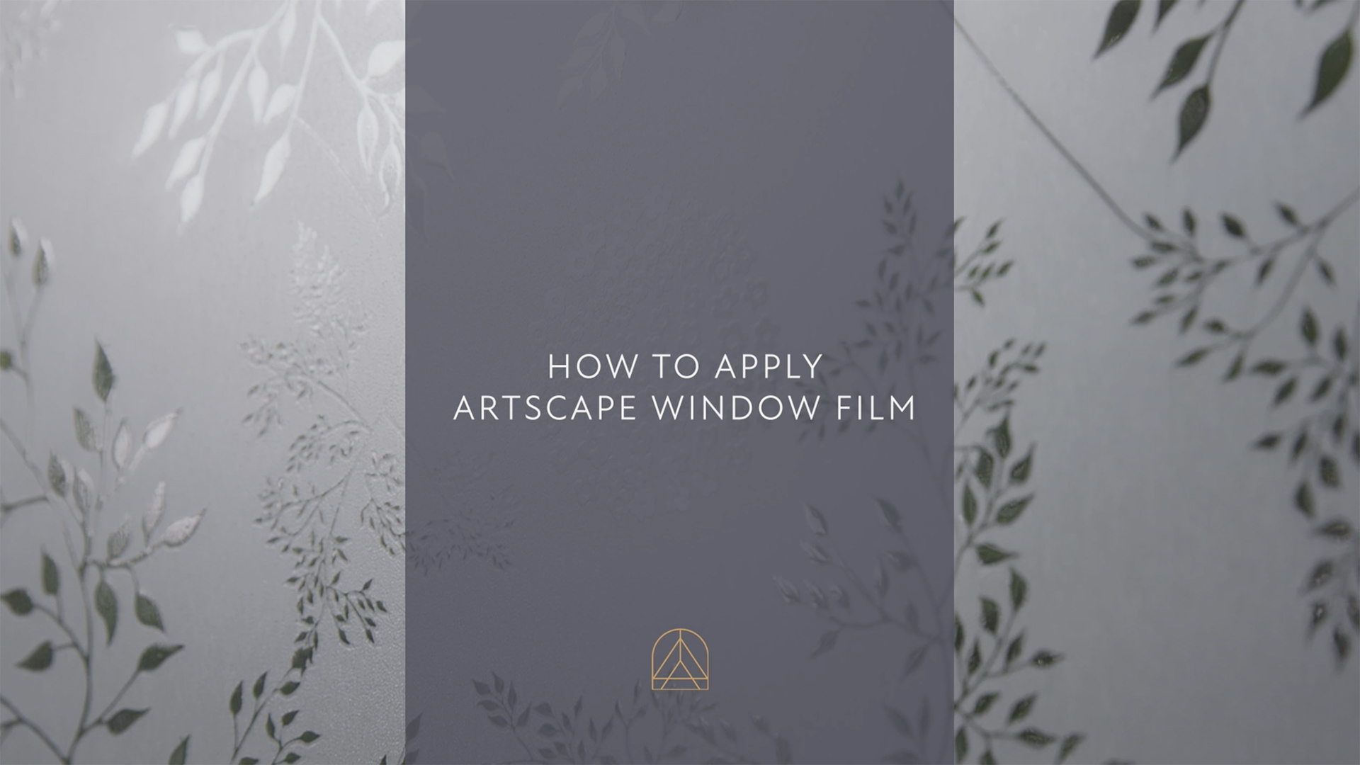 thumbnail video image 2 of Artscape Twiggy 24" x 36" Window Film with Frosted Glass Design, 2 of 9