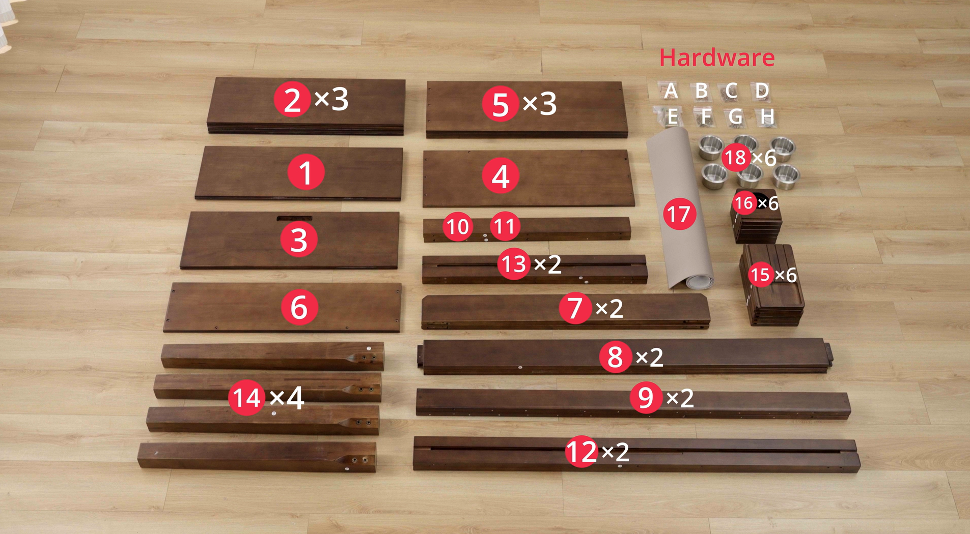 thumbnail video image 2 of Avocahom Solid Wood Board Game Table for 4–6 with Removable Top, 54" x 31" Gaming Surface, Game Mat, 6 Cup Holders & Hobby Tray – Convertible Gaming and Dining Table for D&D , Card Game and Puzzle, 2 of 11
