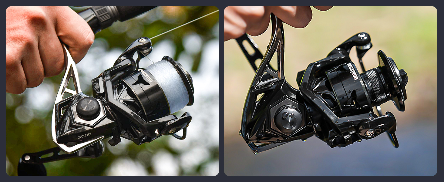 KastKing 5000 Spinning Reel, 7+1 Stainless Steel Bearings, 30 lbs