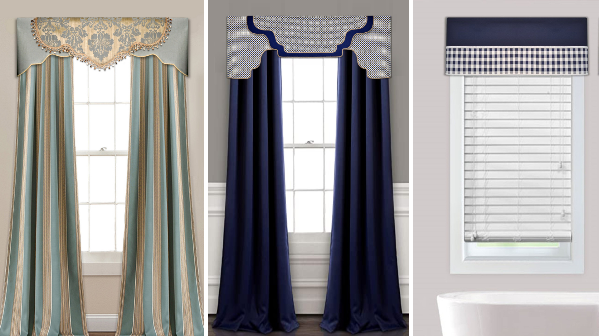 thumbnail video image 2 of Traceable Designer Multi-Style Cornice Valance Kit – No-Sew DIY Home Decor System, 2 of 8