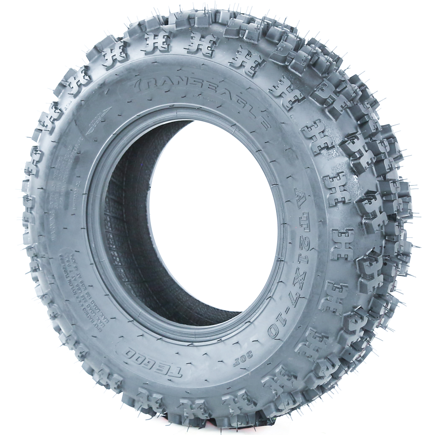 Transeagle TE600 ATV/UTV Tire – 21x7.00-10, 6 Ply, 30F Load Range, Black Sidewall, 18/32 Tread