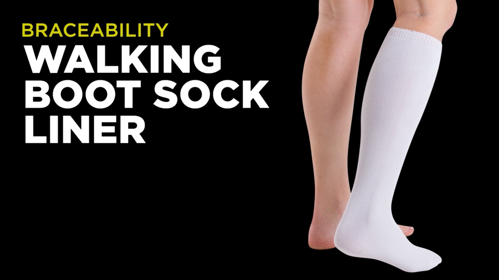 BraceAbility, Tall Boot Sock Liners, Unisex, 1 Pair, White - Walmart.com