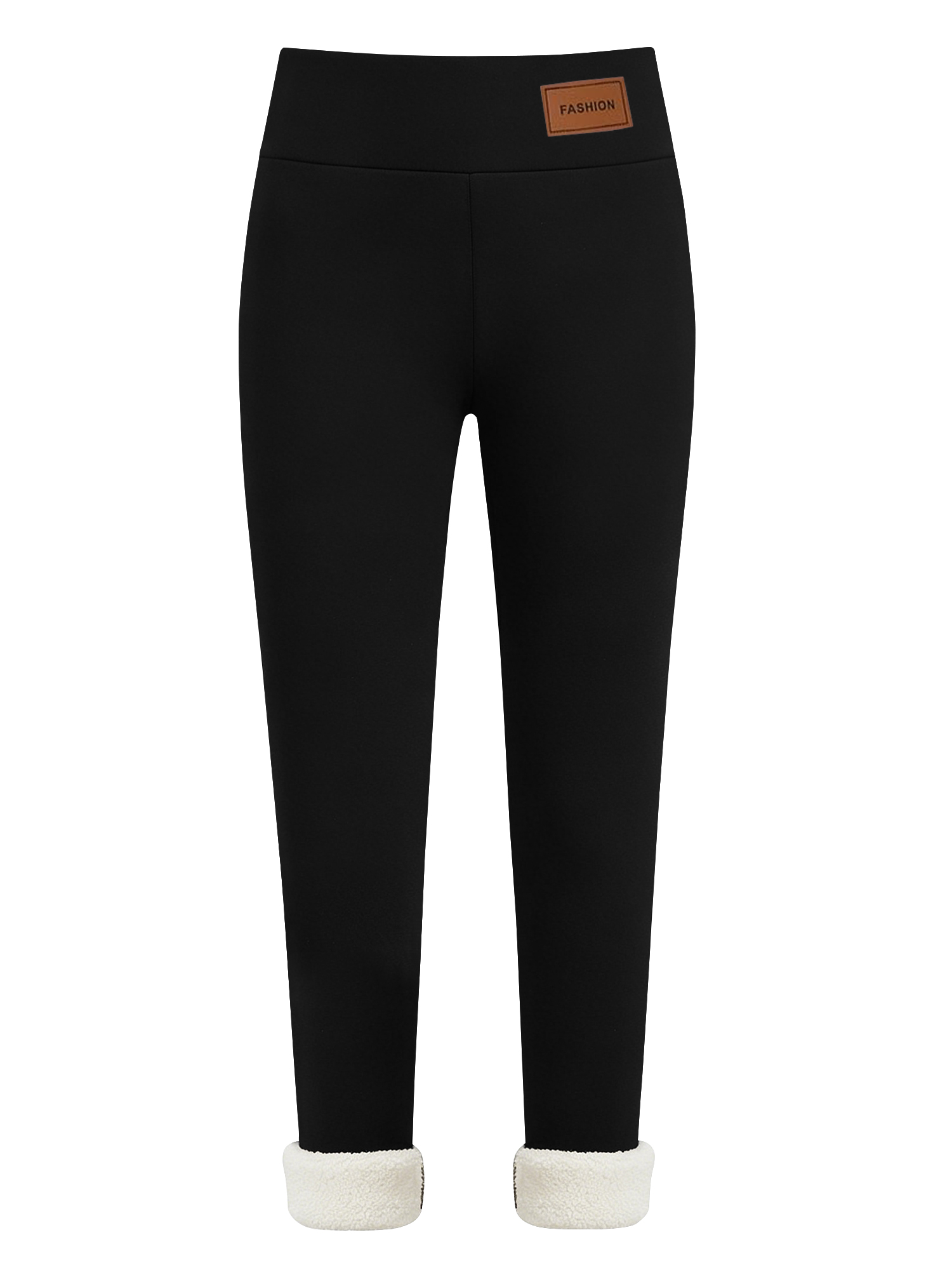 thumbnail video image 2 of Womens Fleece Lined Leggings High Waisted Thermal Leggings Warm Winter Tights Tummy Control Soft Stretch Pants Gary S, 2 of 7