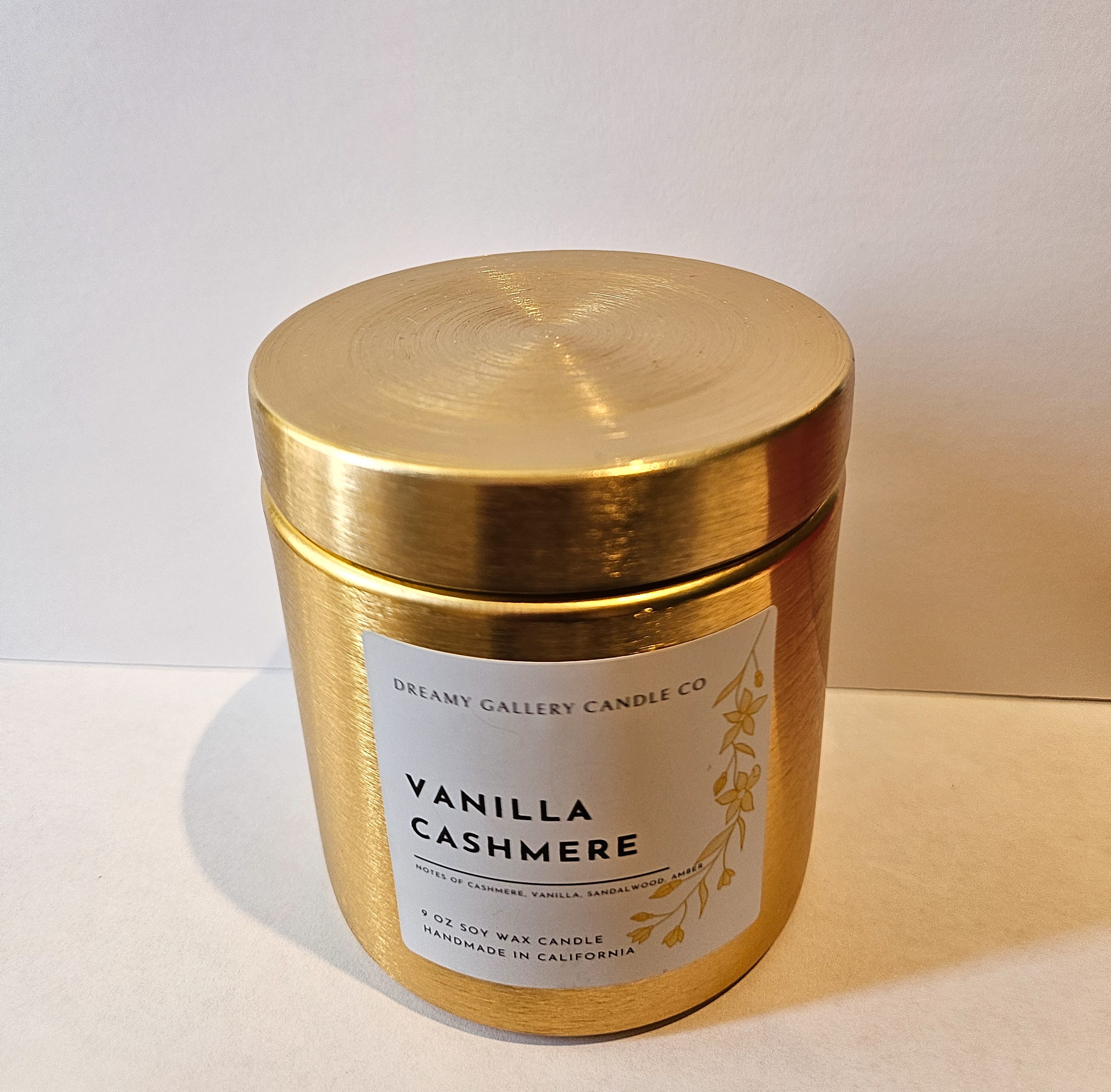 thumbnail video image 2 of N K S Desiggns Dream Candles 9 oz Vanilla Cashmere Scented Tin Jar 2 Candles with 60 Hrs Burn Time, 2 of 7