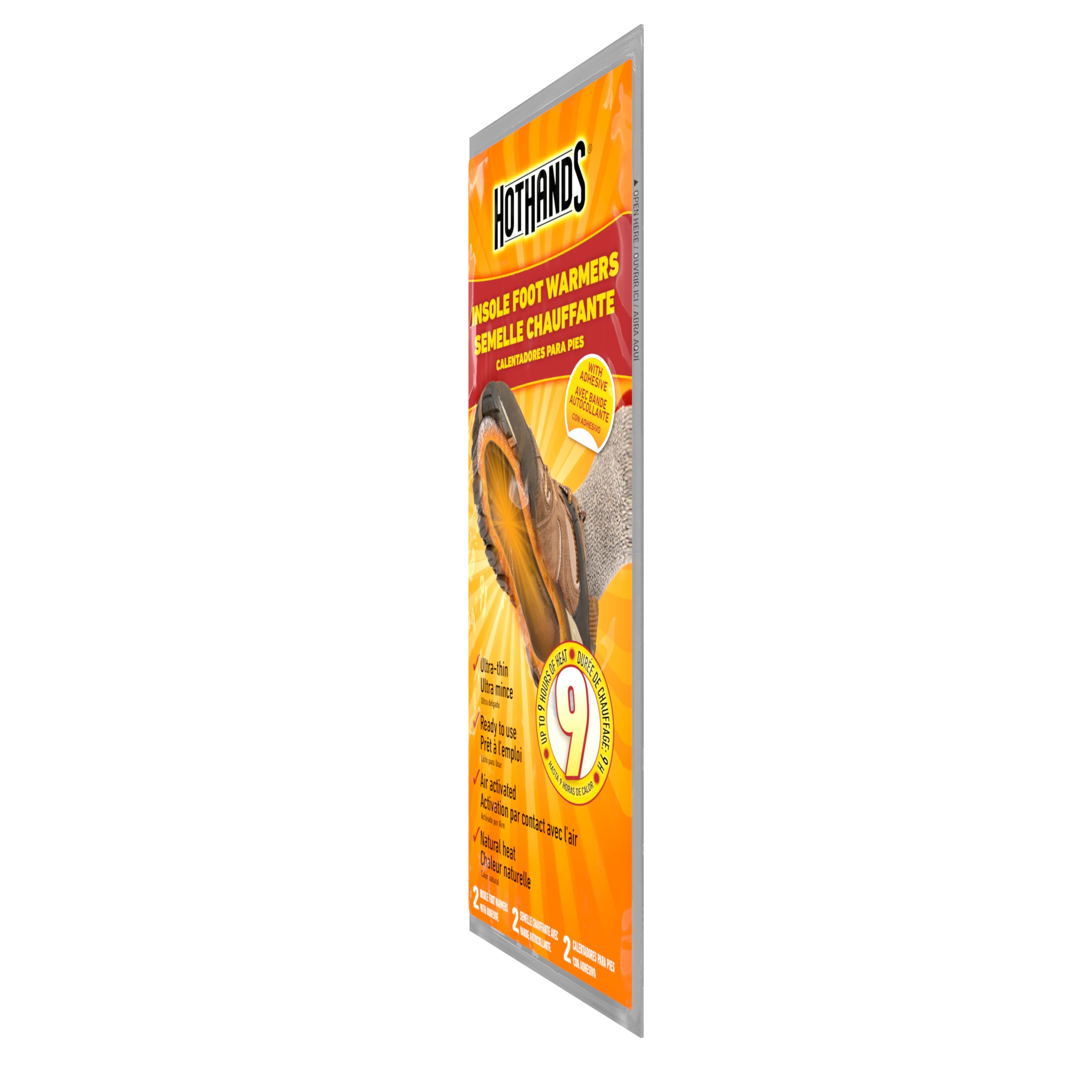 HotHands Insole Foot Warmer 80 Pair Value Pack - Adhesive Warmers For Shoes, Up To 9 Hours Of Heat 2 thumbnail image