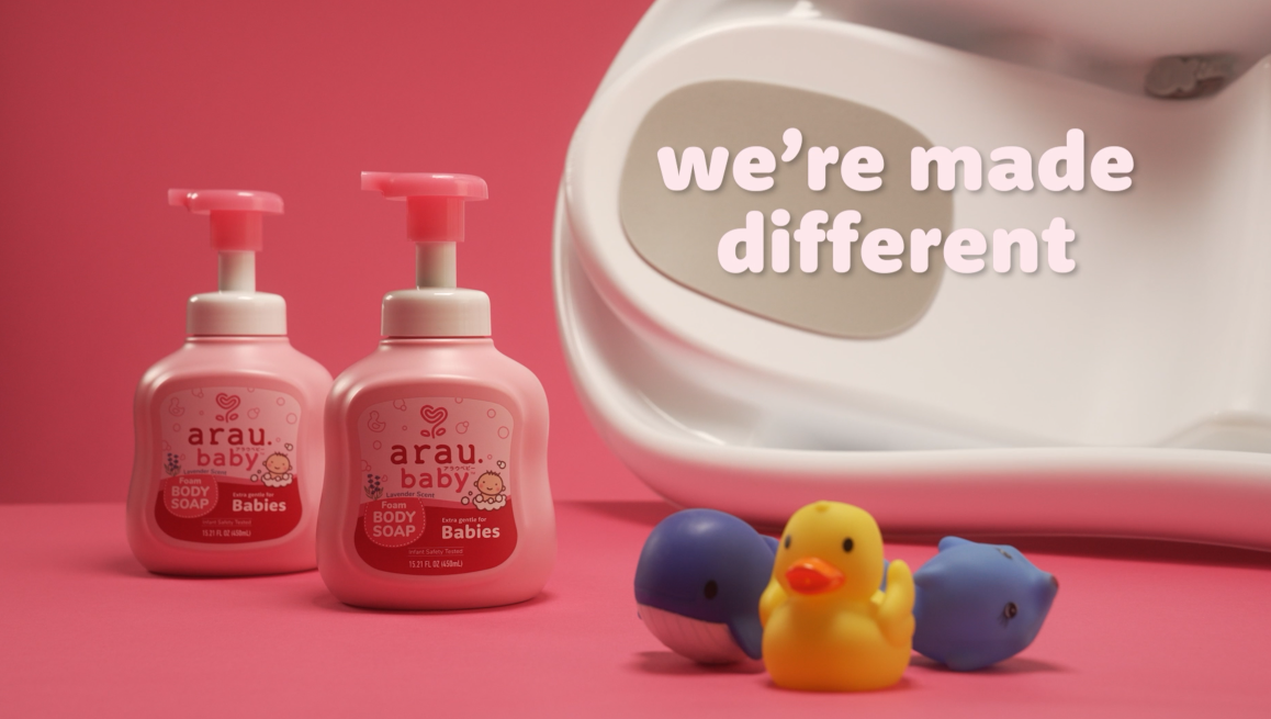 thumbnail video image 2 of Arau Baby Foam Body Soap for Dry and Sensitive Skin - Body Wash Soap Safe for Newborns, Additive, Allergen & Dye Free- 15.2 fl oz (Pack of 3), 2 of 10