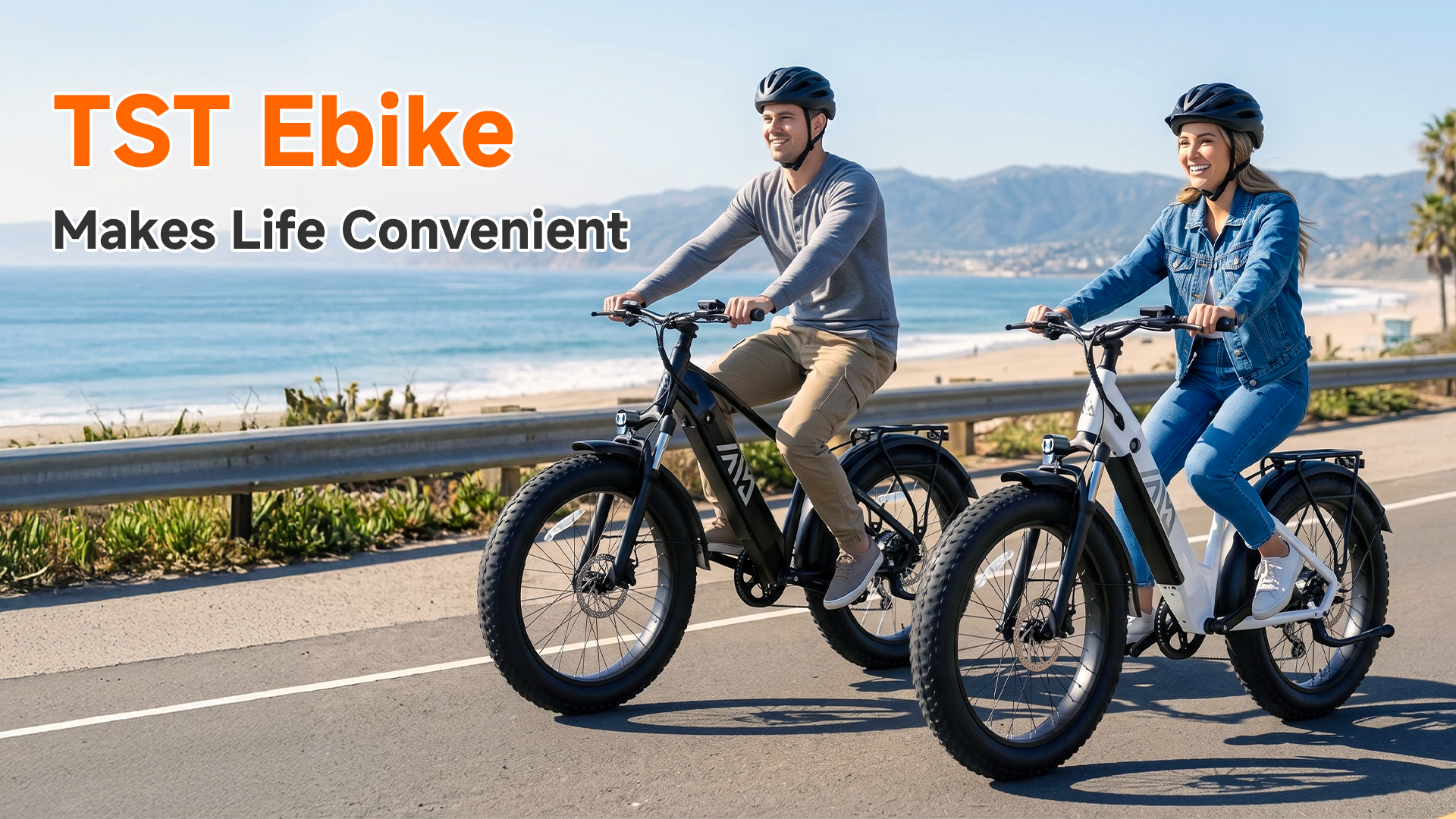 thumbnail video image 2 of TST Defender Electric Bike for Men, 750W E-Mountain Bike, 26" Fat Tire Electric Bike with 48V/15Ah Battery UL2849, 65Miles Long Range, 7-Speed Gear, 20mph Fast Ebike, 2 of 9