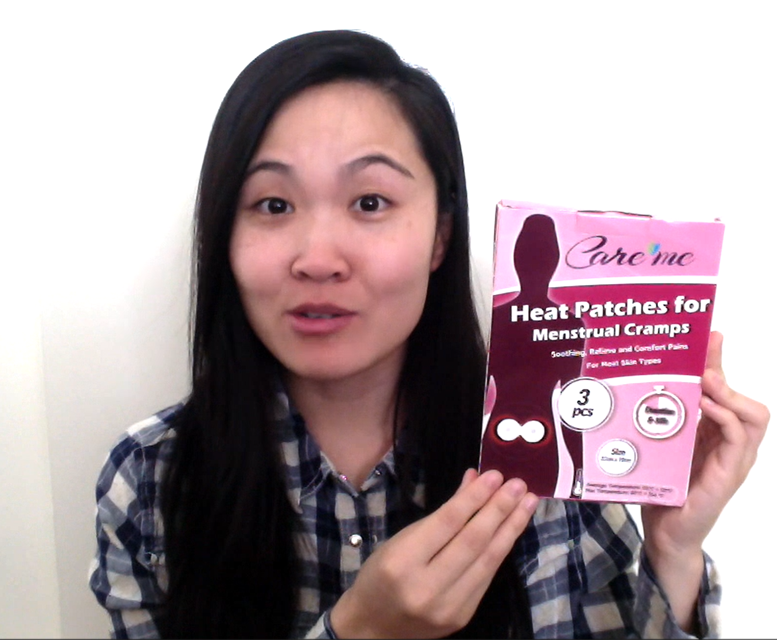 thumbnail video image 2 of Care me Menstrual Cramp and Period Pain Relief Heat Pads -Adhesive Heat Patches on Clothing- Suitable for All Skin Types (2 packs/6 count), 2 of 7