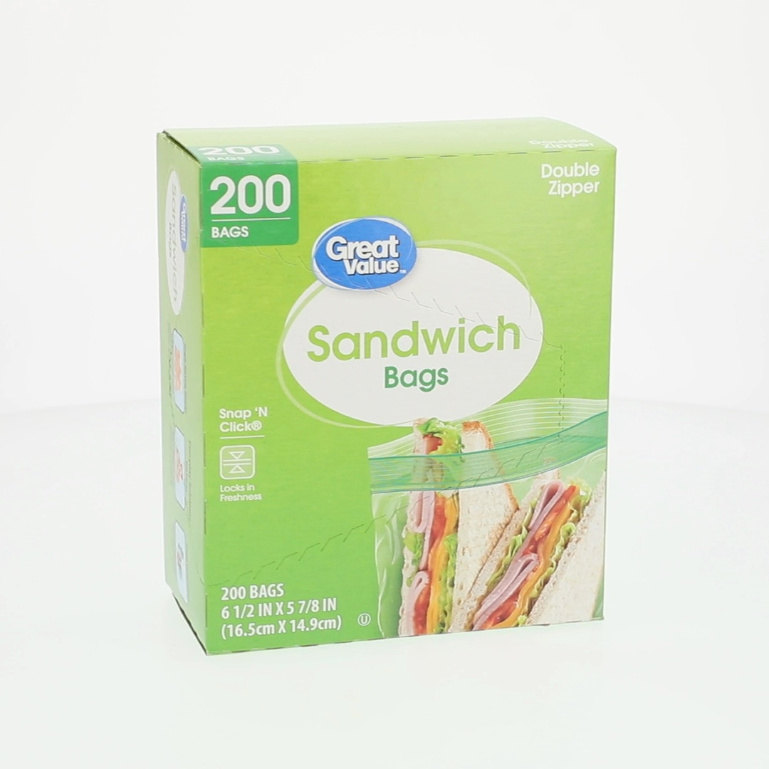 Great Value Sandwich Bags | Freezer bags for supermarkets Great Value Sandwich Bags | Freezer bags for supermarkets
