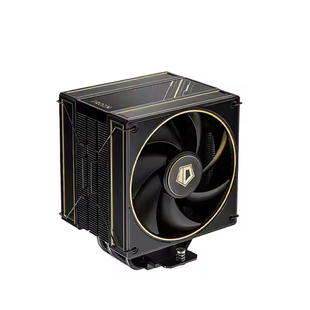 thumbnail video image 2 of ID-COOLINGFROZN Frost A620 Black Gold Edition CPU Air Cooled Tower Radiator RGB LED Fan Heatsink for PC Computer Processors, 2 of 5