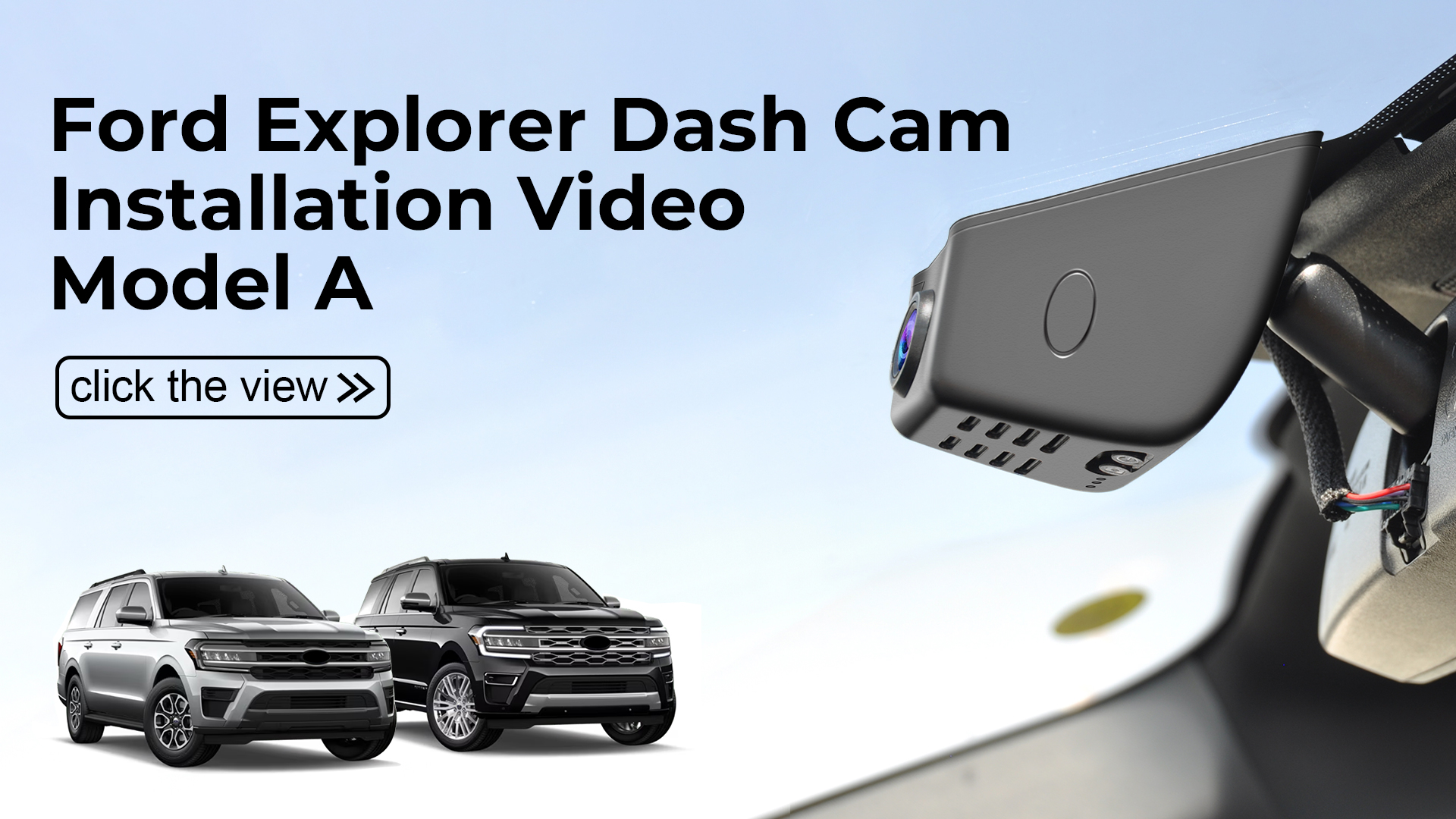 thumbnail video image 2 of Mangoal Front 4K & Rear 1080p Dash Cam Fit for Ford Explorer U625 2020-2024, Base XLT ST_Line Limited Timberline Platinum King Ran(Model A), WiFi & App, GPS, 128GB Card, 2 of 12