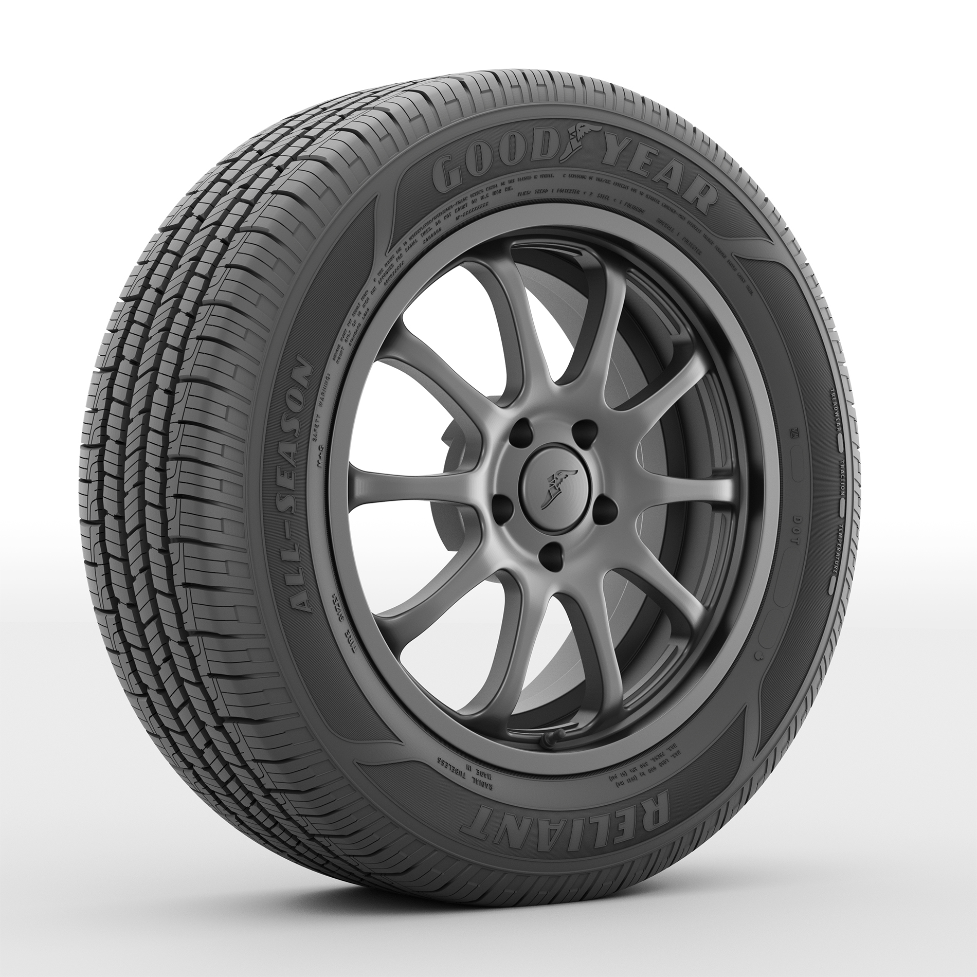 Goodyear Reliant All-Season 215/55R16 93V All-Season Tire Fits