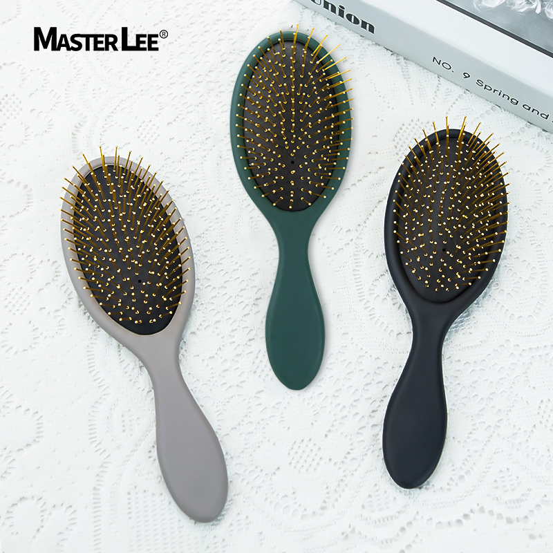 thumbnail video image 2 of Master Lee-Ellipse Detangling Hair Brush, Hair Extension Brush, Massage hair Brush for All Hair Types, 2 of 5
