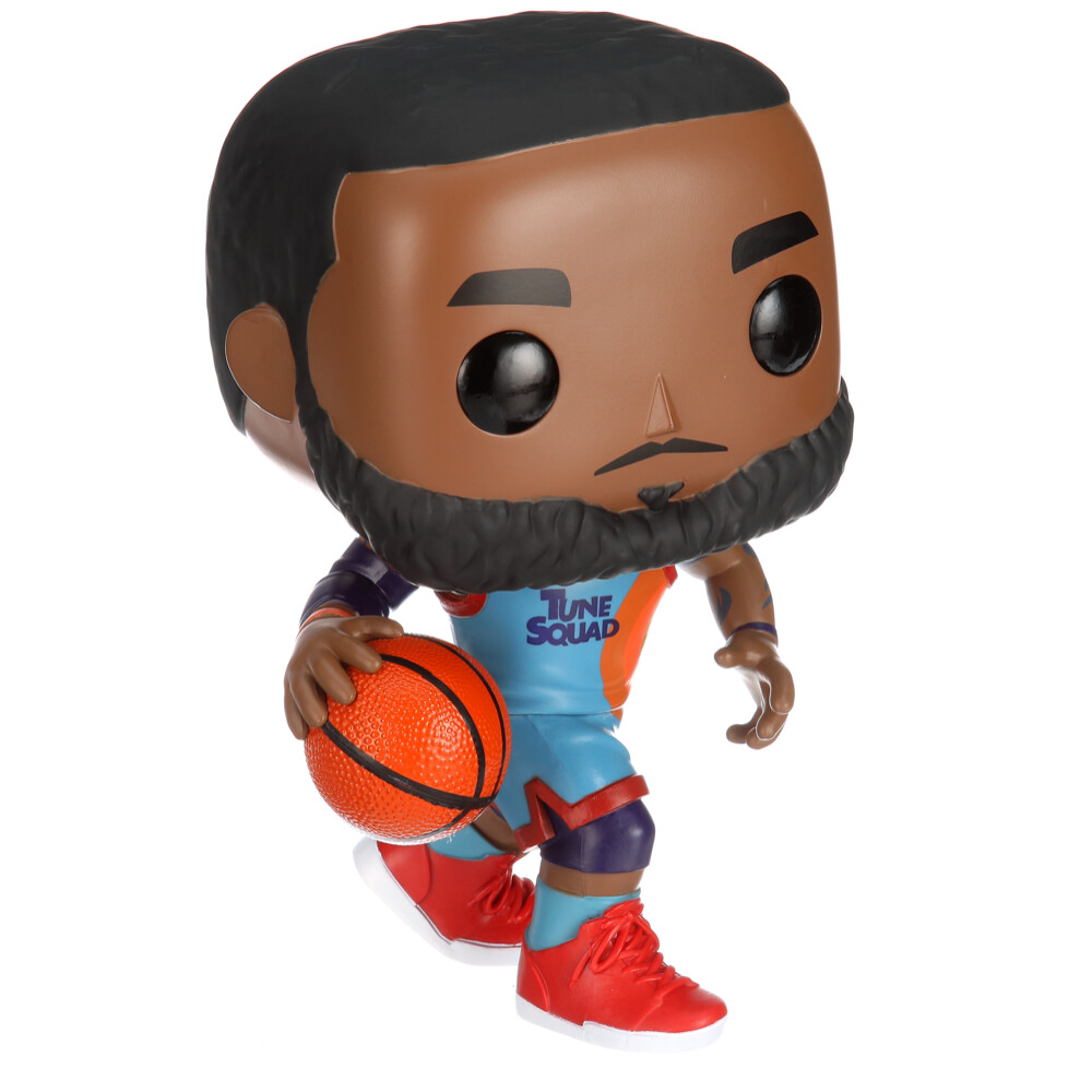 Funko POP Movies: Space Jam, A New Legacy - Lebron James Dribbling,  Multicolor, 3.75 inches (56356)