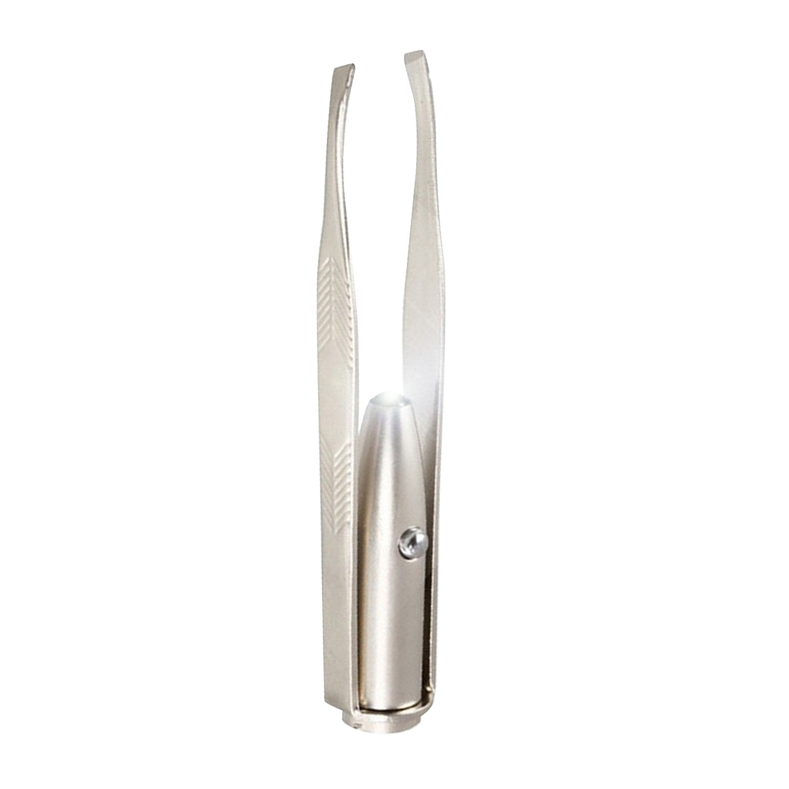 thumbnail video image 2 of Tweezers with LED Light - Eyebrow Eyelash Hair Removal Tool, Stainless Steel, Precision Tip, Built-In LED, Non-Slip Handle, Compact, Portable, Makeup-Friendly, Beauty Personal Care, Women, 2 of 7