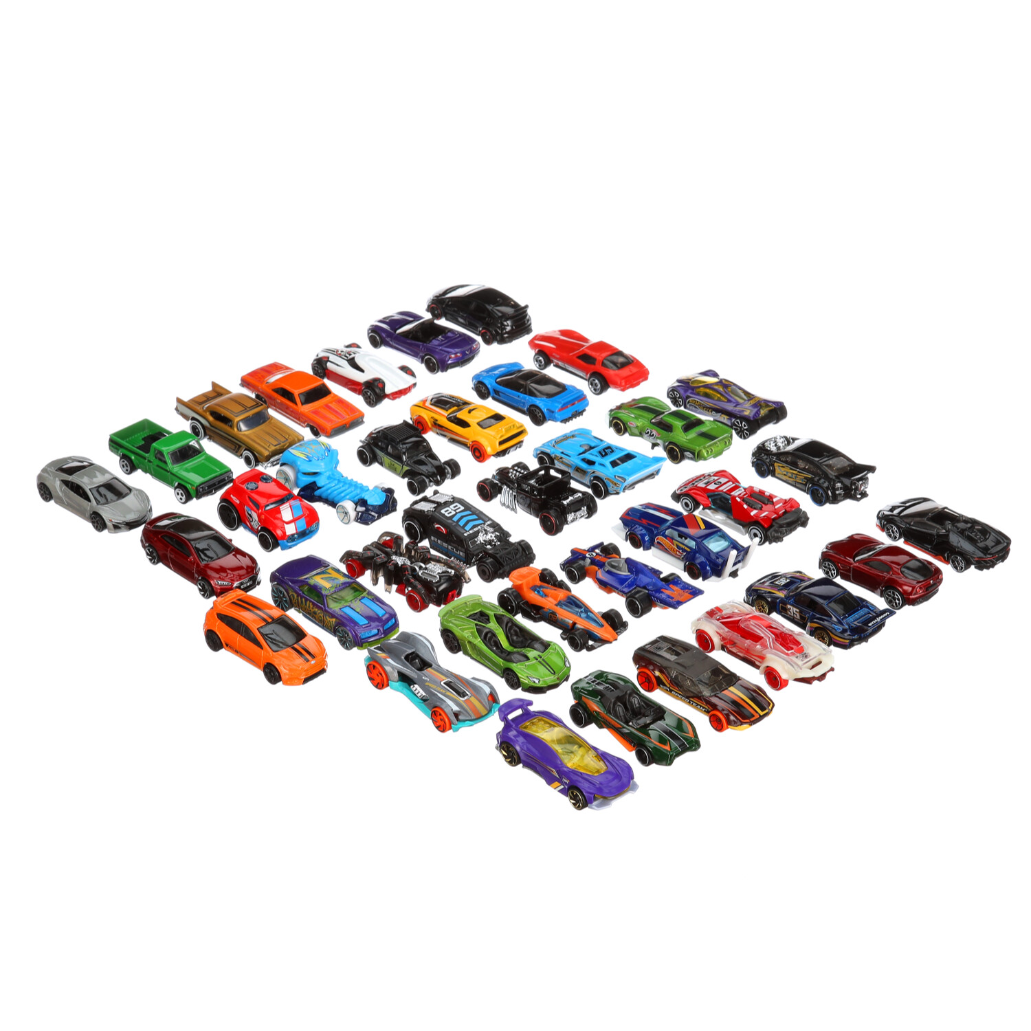 Hot Wheels 36 Car Pack, Multi-Pack of 1:64 Scale Modern & Classic Vehicles  for Play or Display, Gift for Car Enthusiasts, Collectors & Kids 3 Years