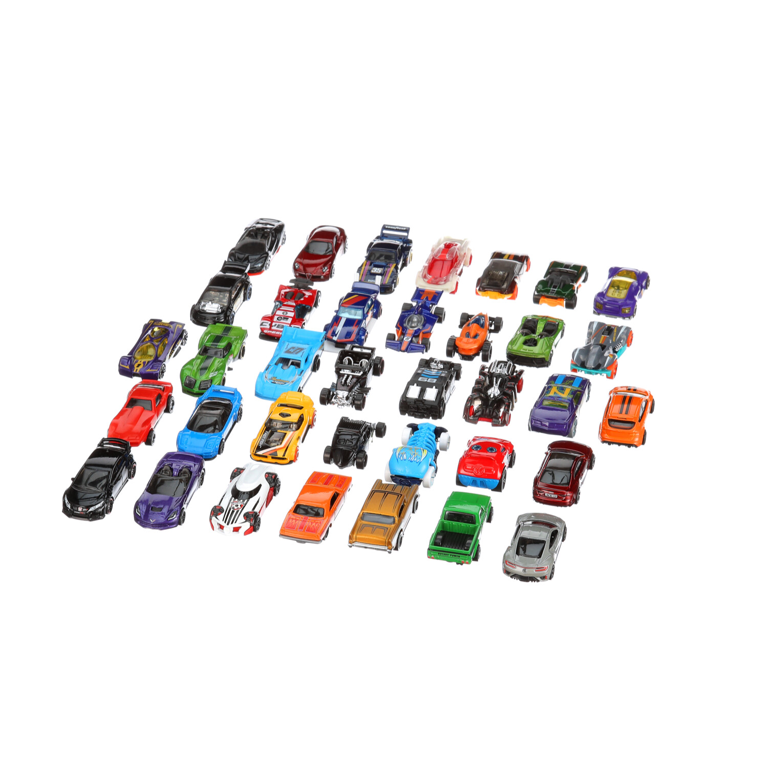 Hot Wheels 36 Car Pack, Multi-Pack of 1:64 Scale Modern & Classic Vehicles  for Play or Display, Gift for Car Enthusiasts, Collectors & Kids 3 Years