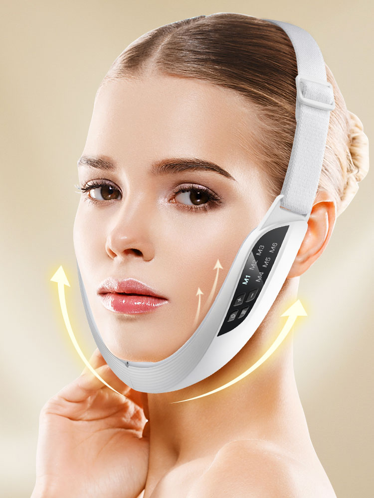 thumbnail video image 2 of V Face Lifting Device Firming Facial Massager Facial Beauty Instrument Face Massager Double Chin with 6 Modes & 8 Adjustable Intensities, 2 of 10