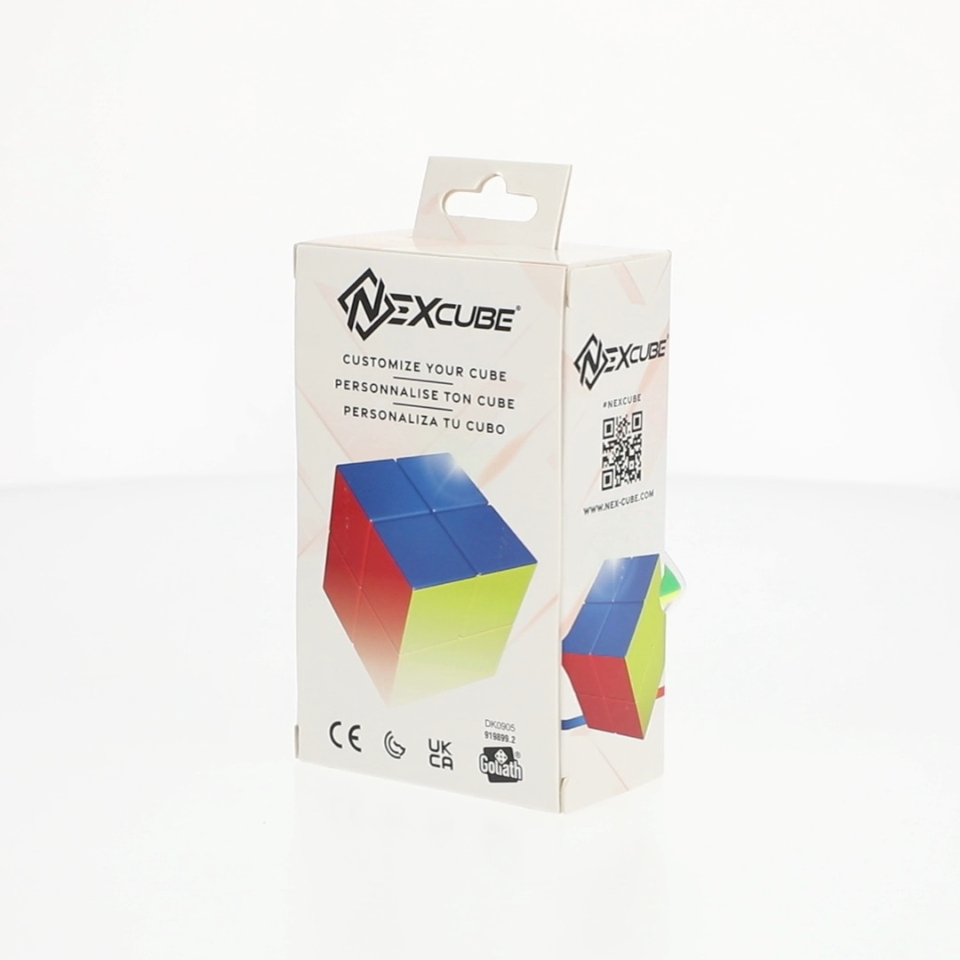 Nexcube 2x2 Clásico – Cubo De Velocidad Sin Pegatinas Con Doble Ajuste Y Posicionamiento Preciso, Ideal Para Speedcubers