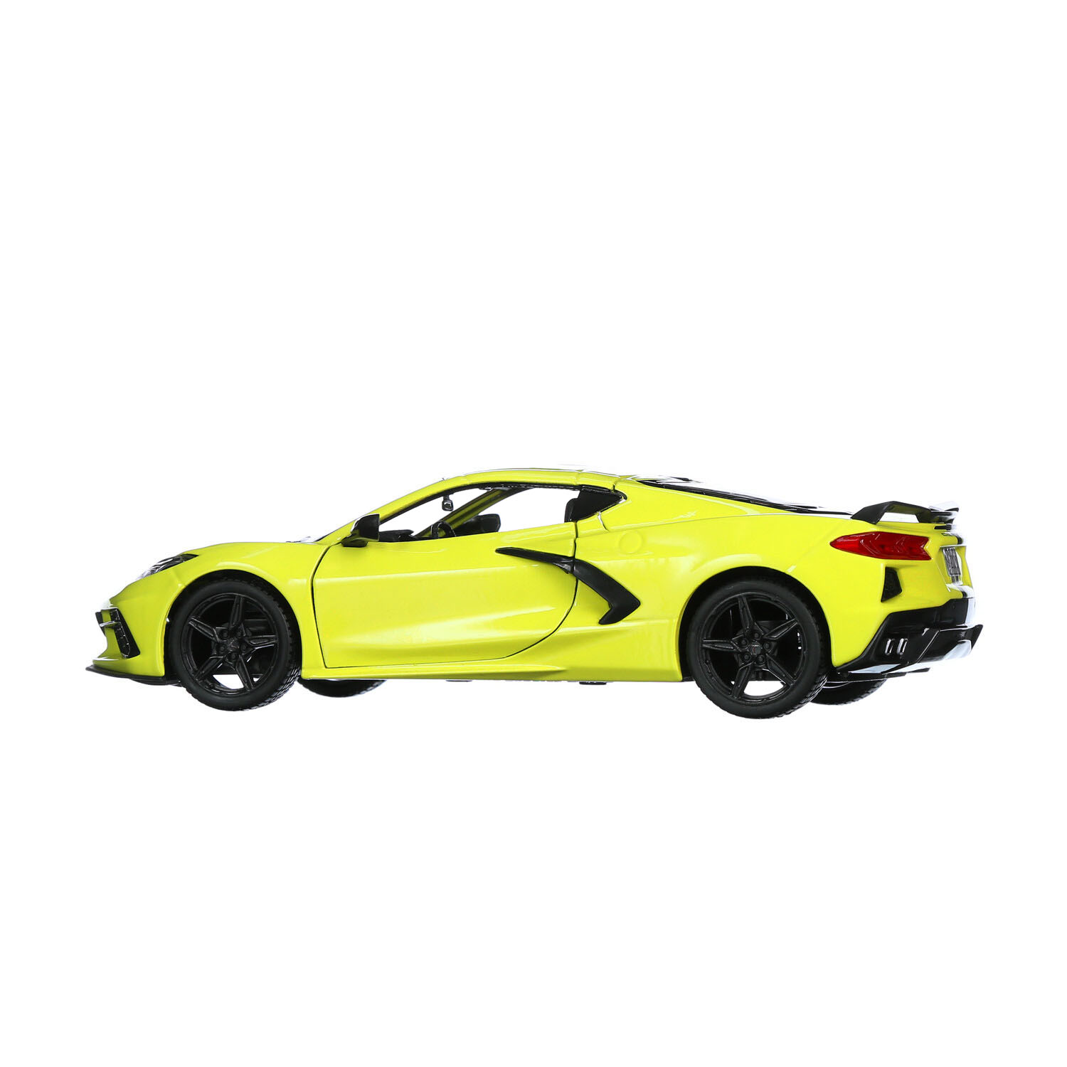 Maisto Diecast Cars 2020 Chevy Corvette Stingray Z51 Coupe Yellow with  Black Stripes 1/24 Diecast Model Car by Maisto 31527