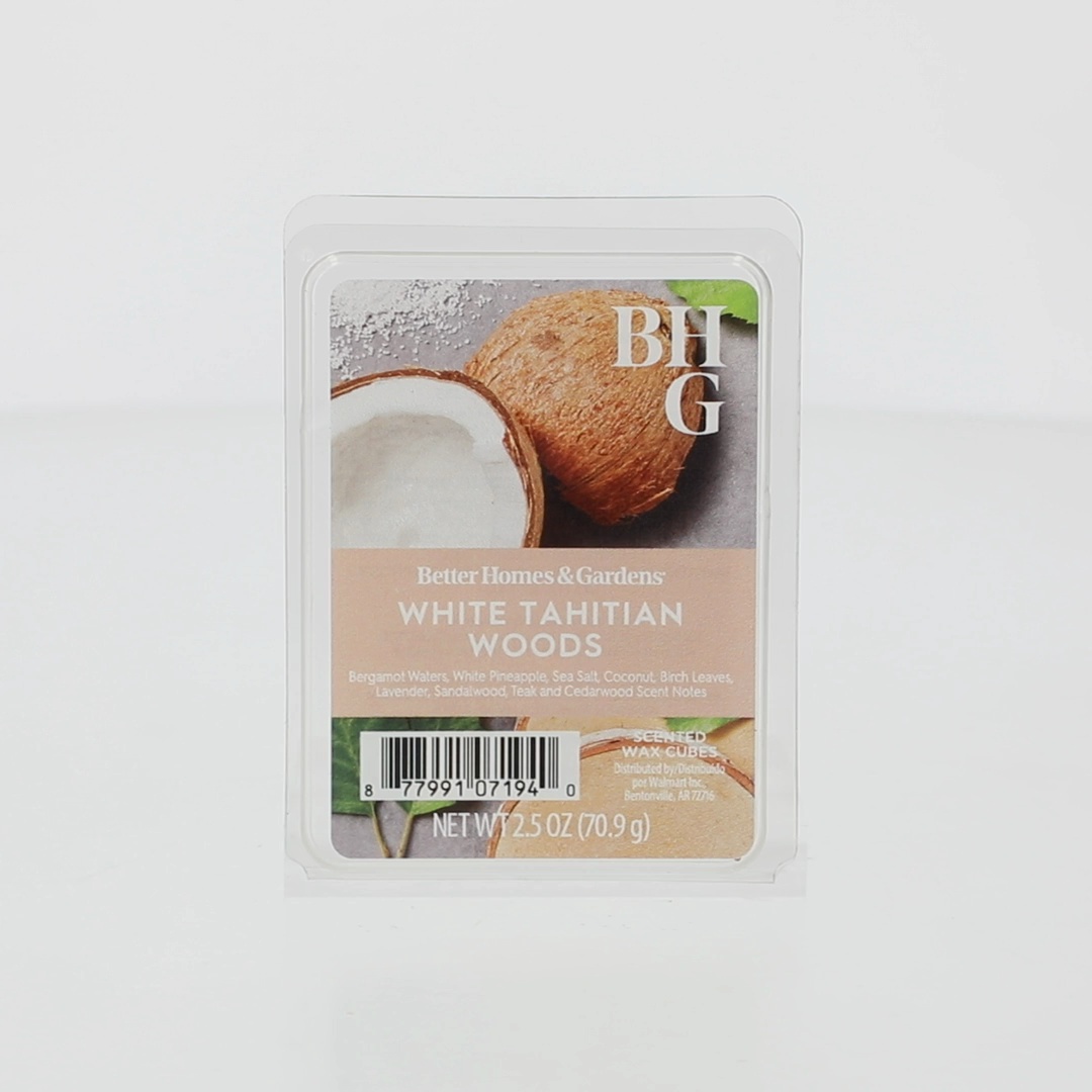 Better Homes & Gardens White Tahitian Woods Scented Wax Melts 2.5