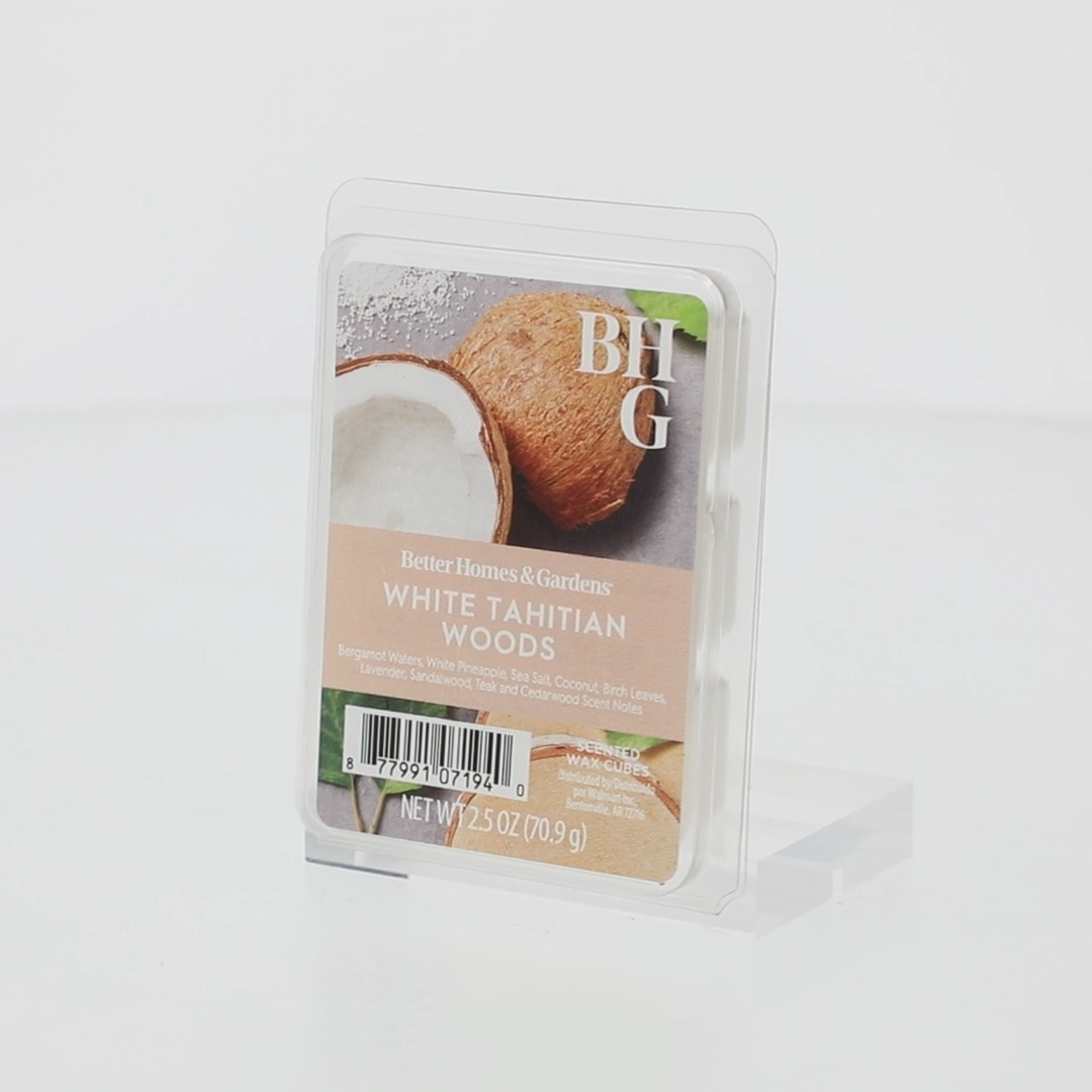 Better Homes & Gardens White Tahitian Woods Scented Wax Melts 2.5