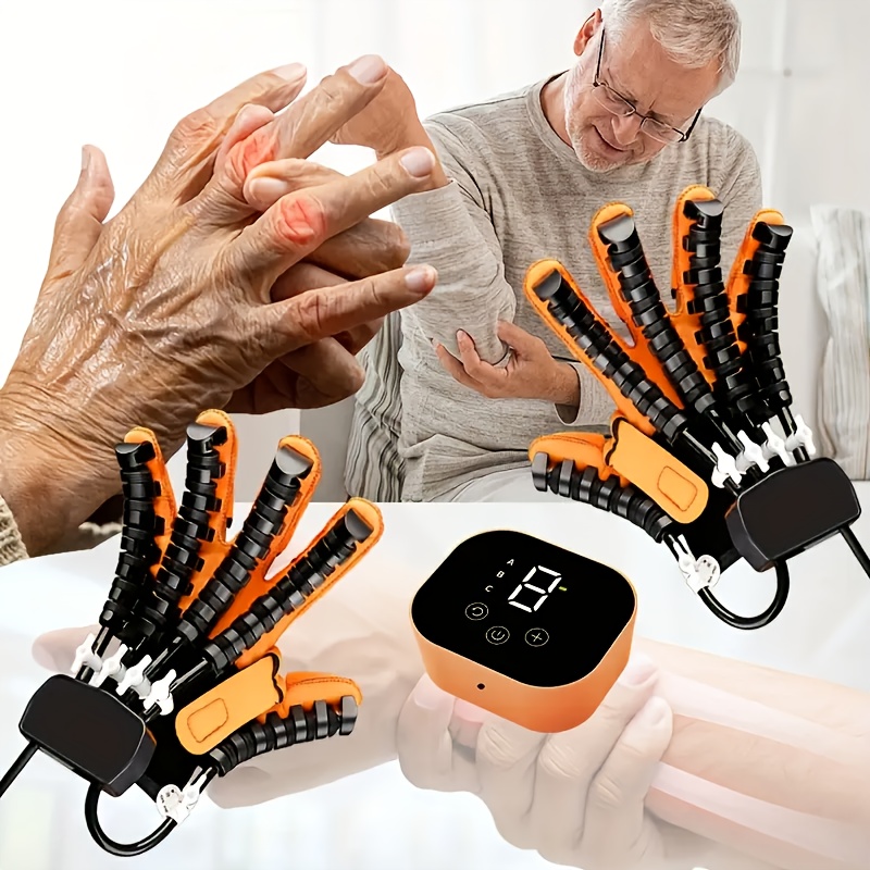 thumbnail video image 2 of Rehabilitation Robot Glove for Stroke, Robotic Hand Stroke Recovery Equipment, Fingers Strength Training Device for Hemiplegia, Strength Adjustable, 2 of 10