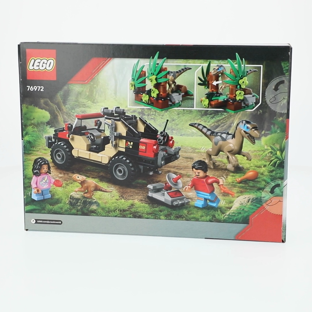 y-j❸ LEGO Jurassic World Raptor Off-Road Escape Dinosaur Toy - Building